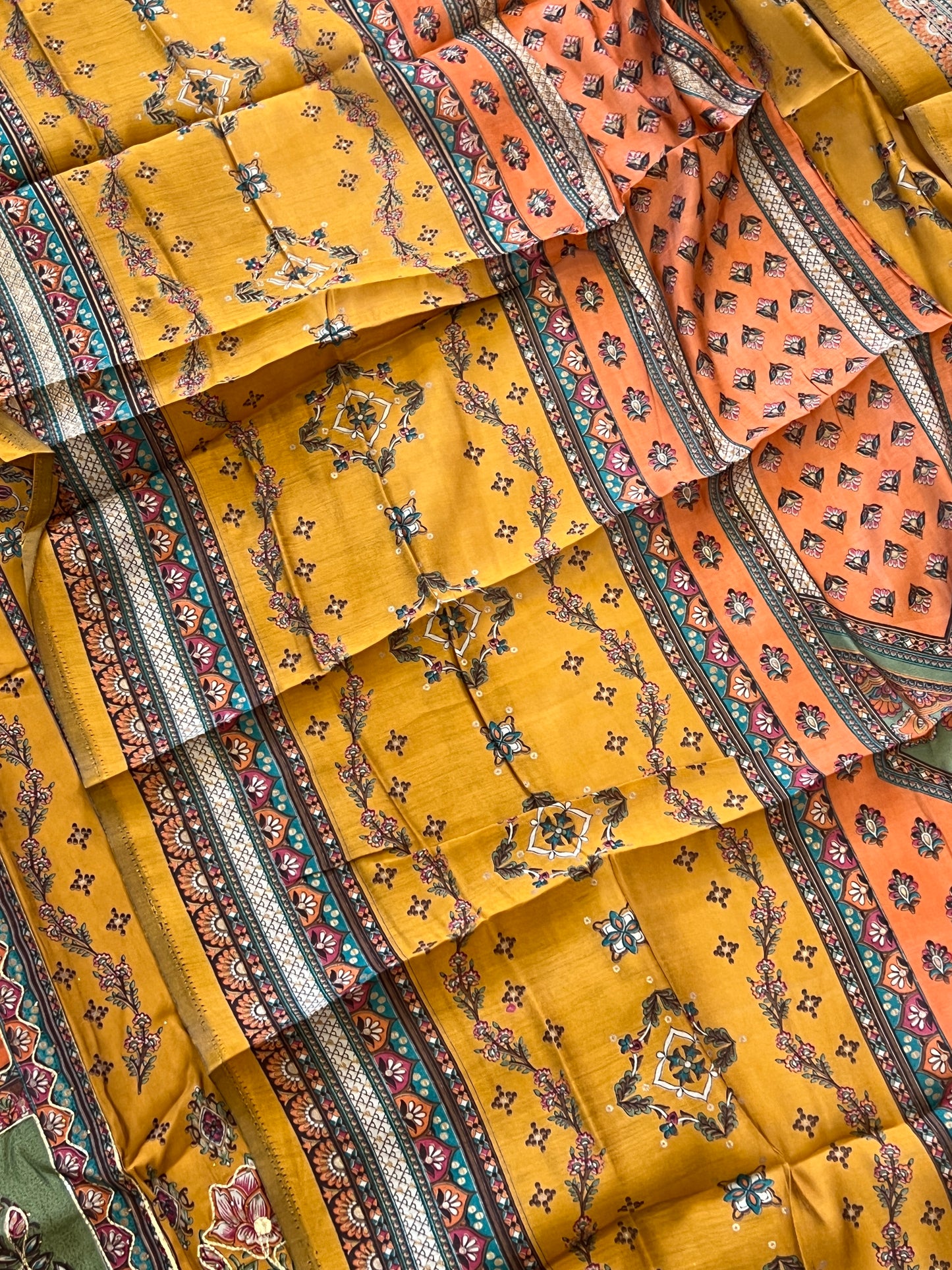 MUSTERD NAYAB MUSLIN EMBROIDERY SUIT