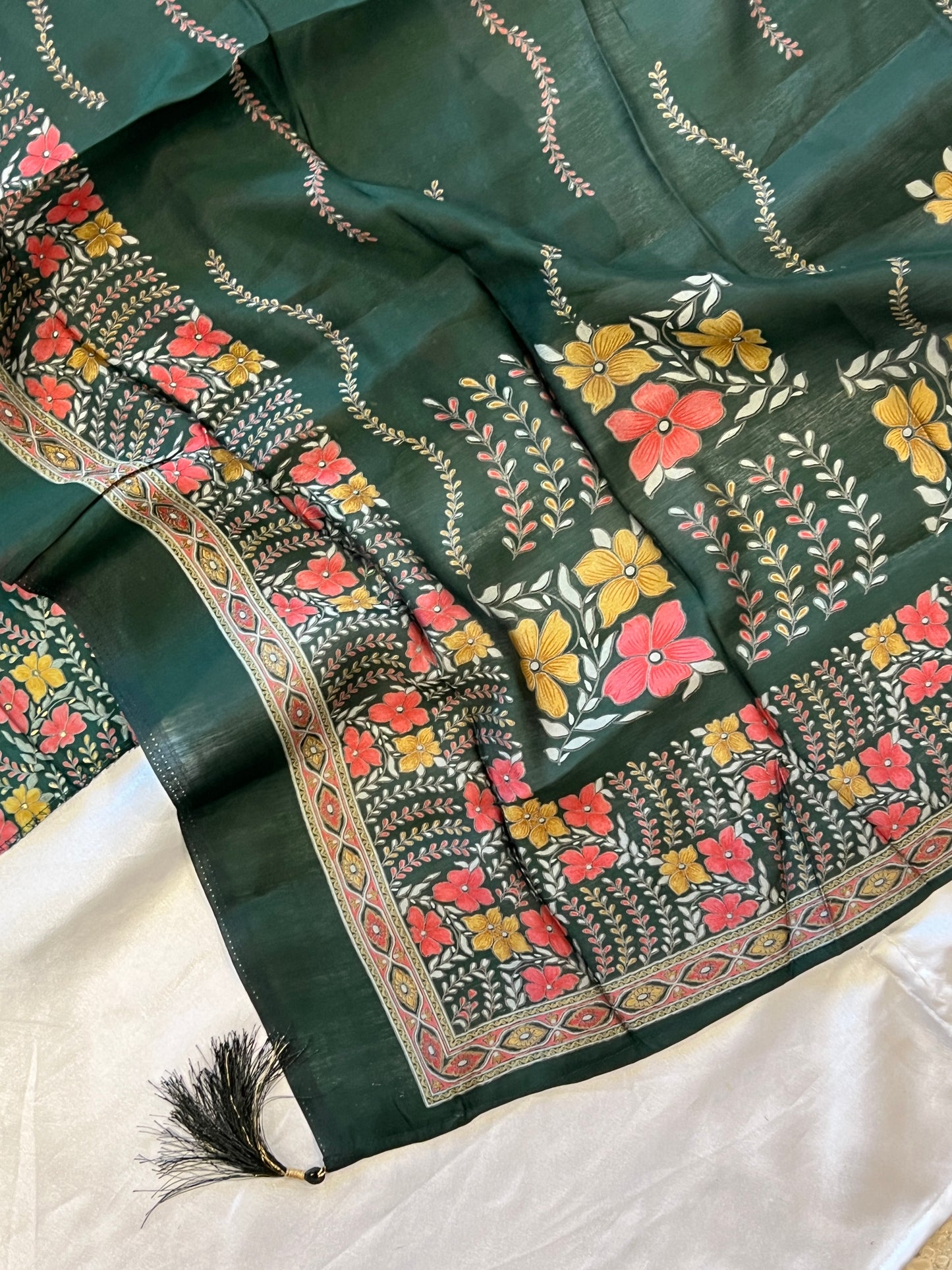 KALKI MUSLIN EMBROIDERY SUIT