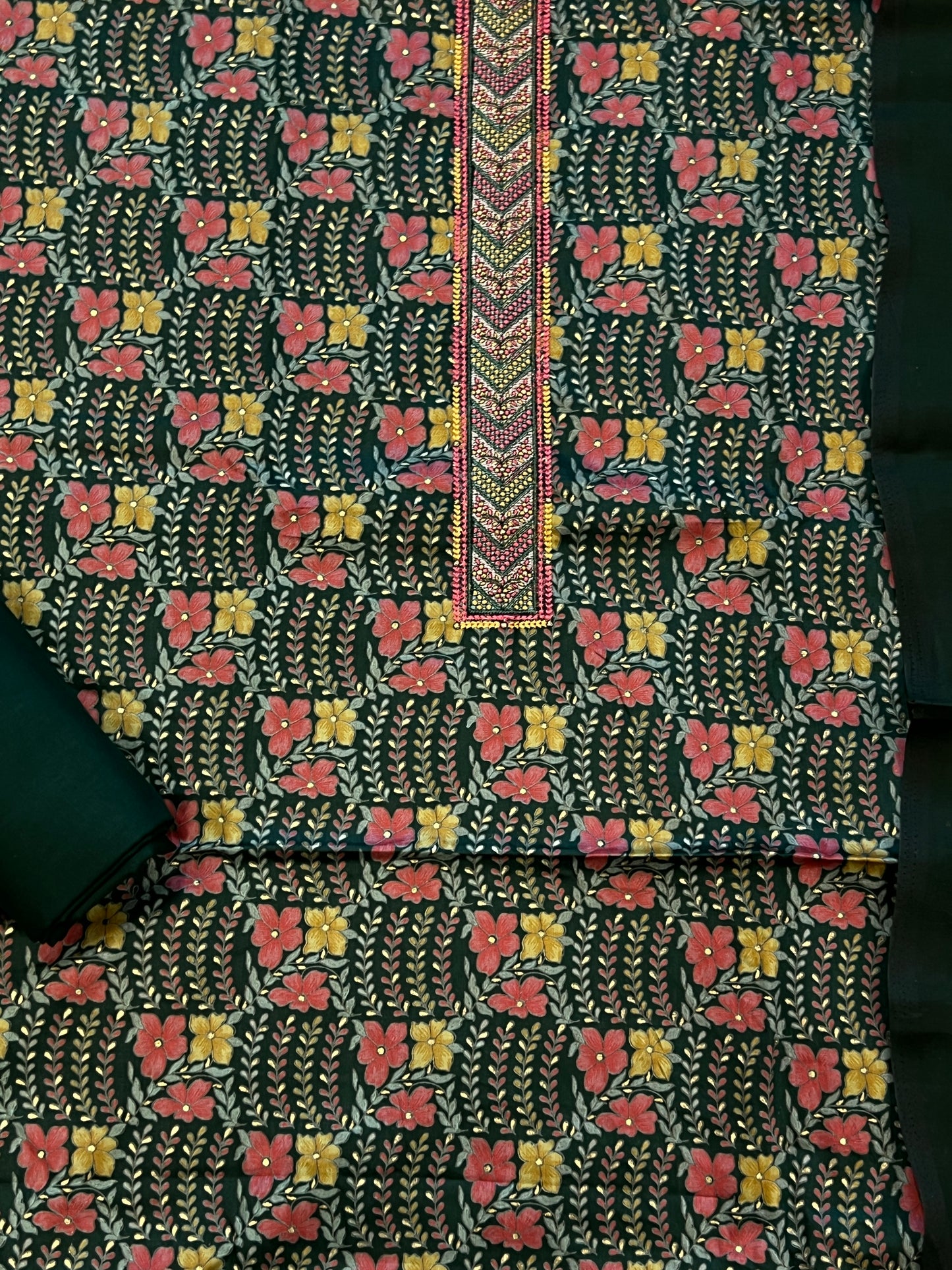 KALKI MUSLIN EMBROIDERY SUIT