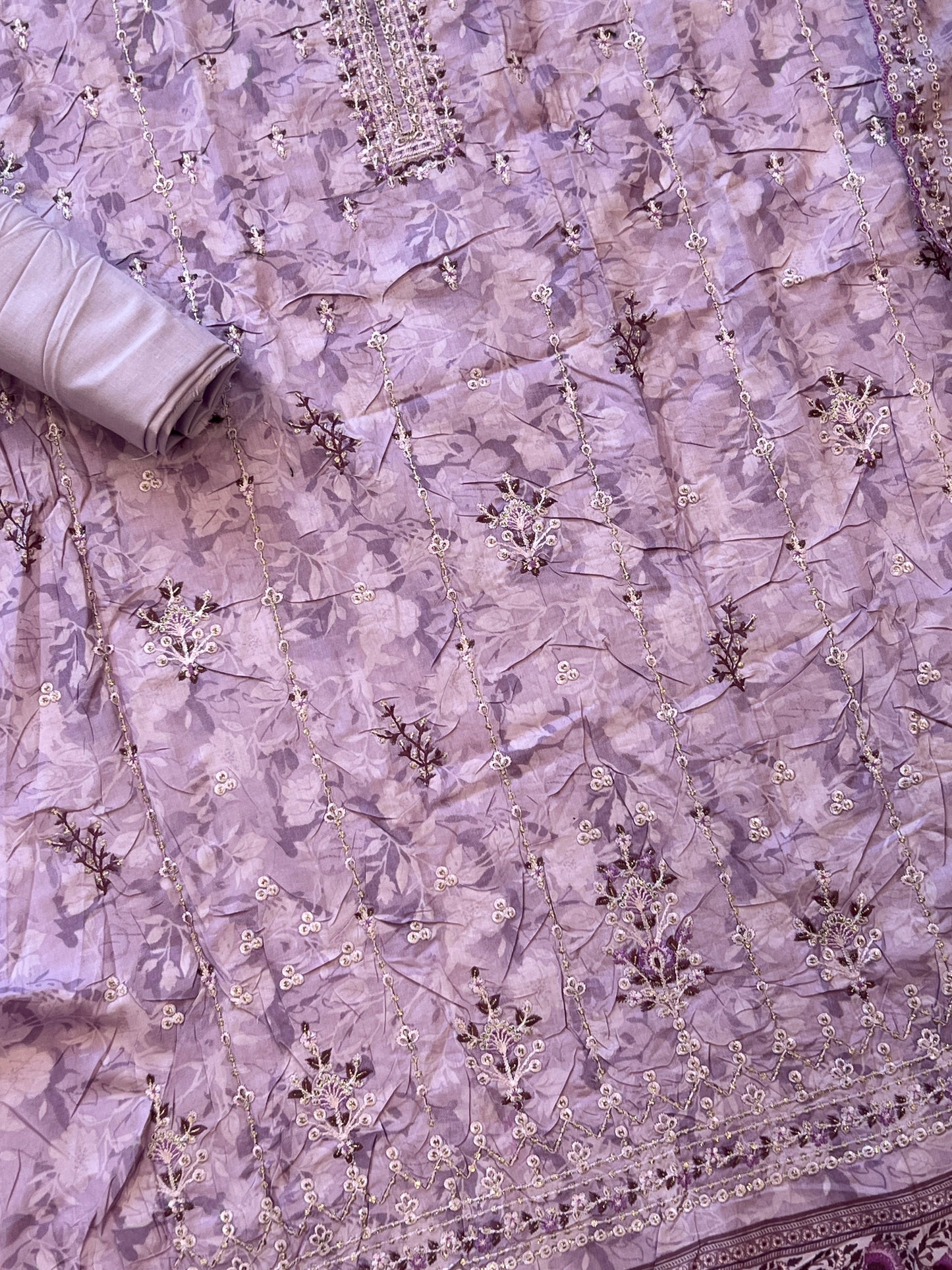 PURPLE BIN SAEED EMBROIDERY SUIT 1500