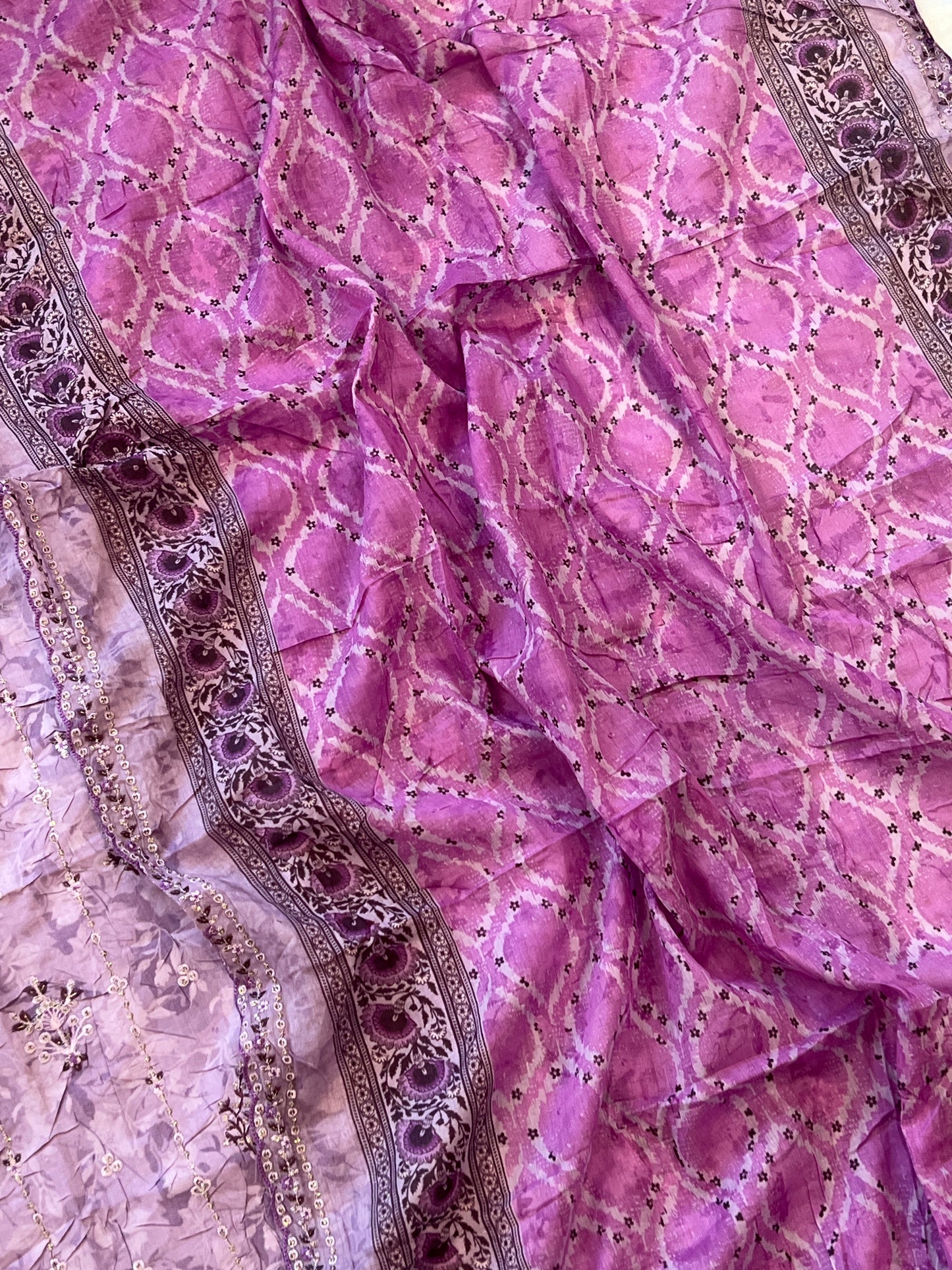 PURPLE BIN SAEED EMBROIDERY SUIT 1500