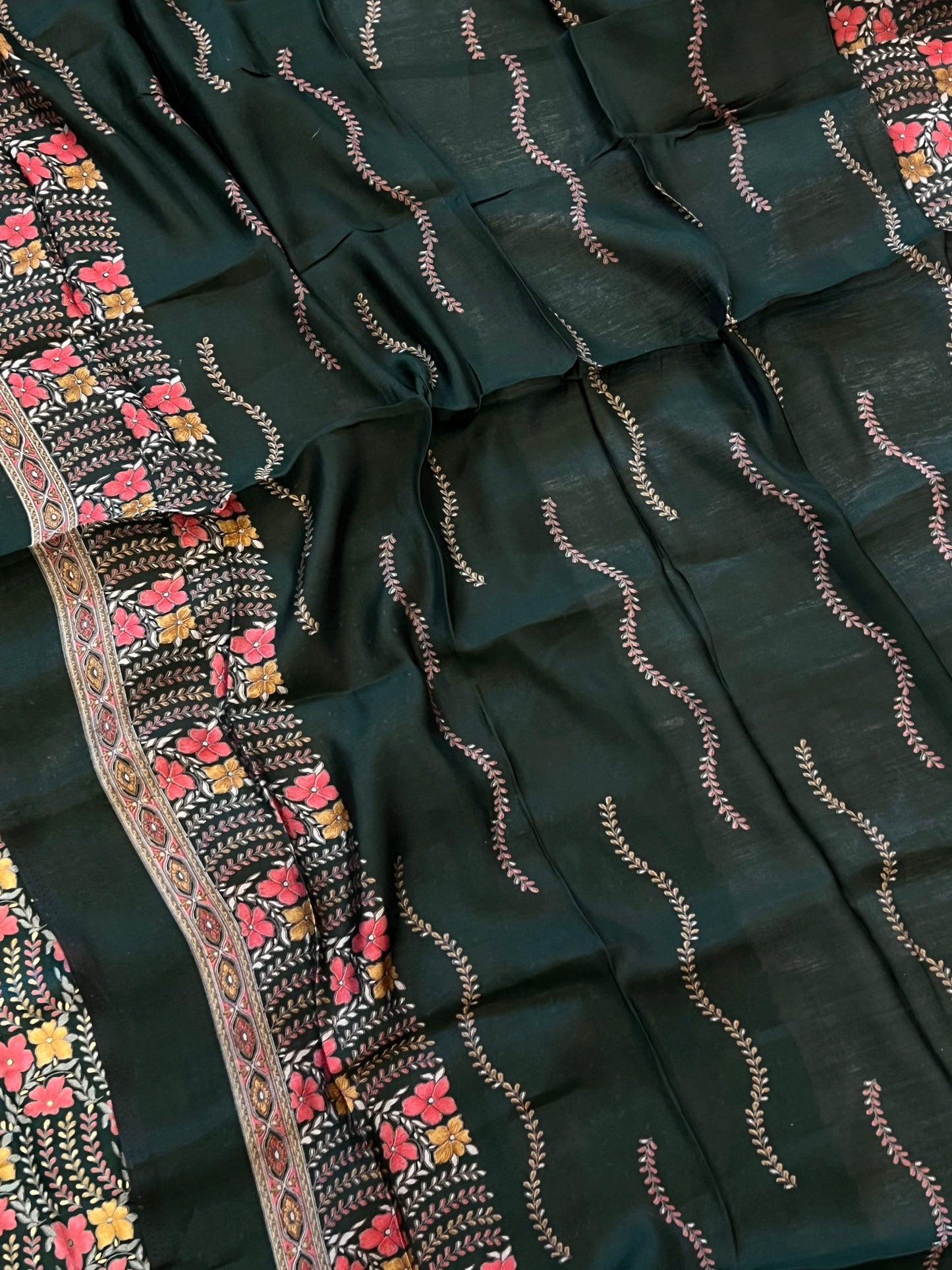 KALKI MUSLIN EMBROIDERY SUIT