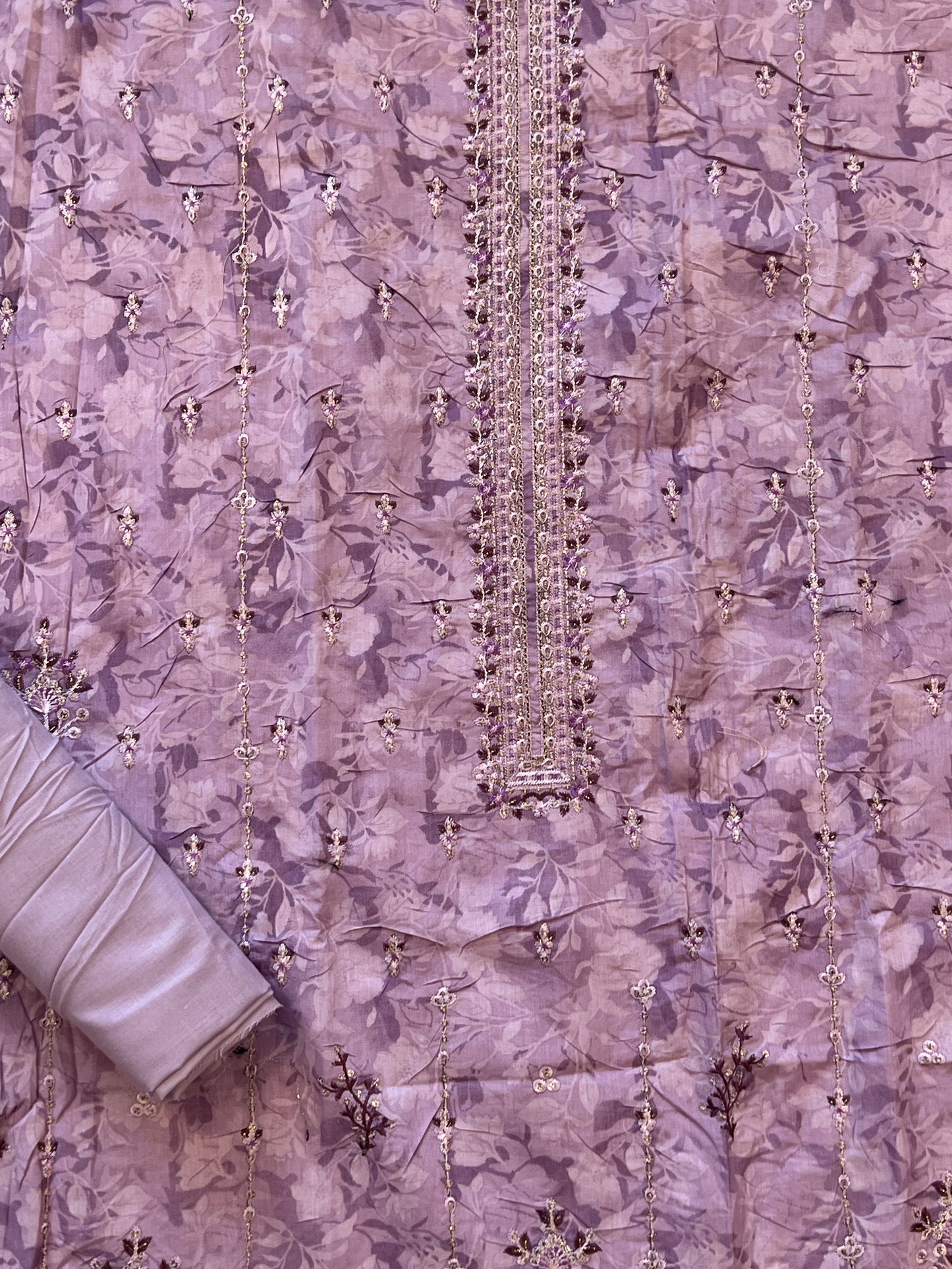 PURPLE BIN SAEED EMBROIDERY SUIT 1500