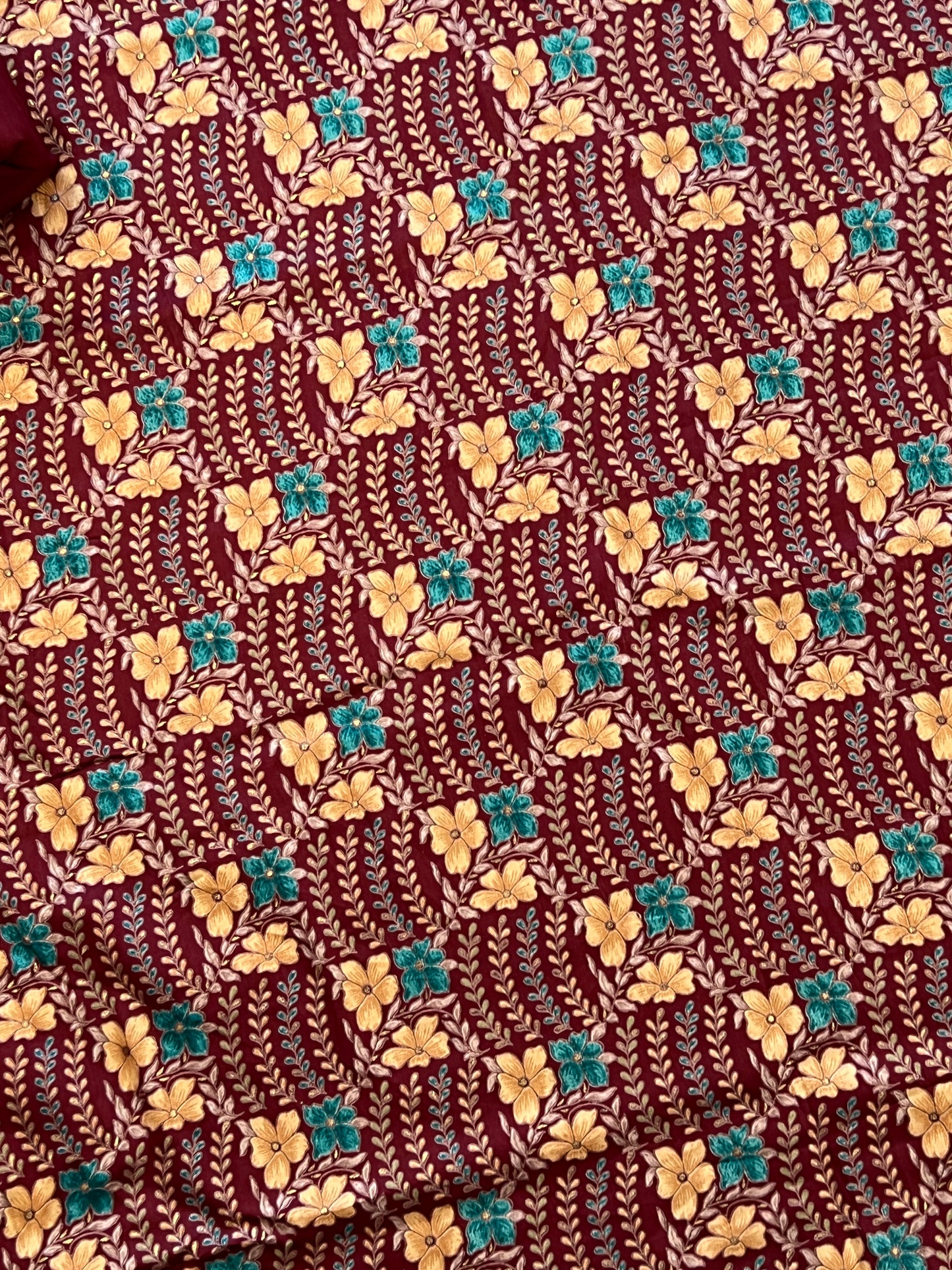 KALKI MUSLIN EMBROIDERY SUIT