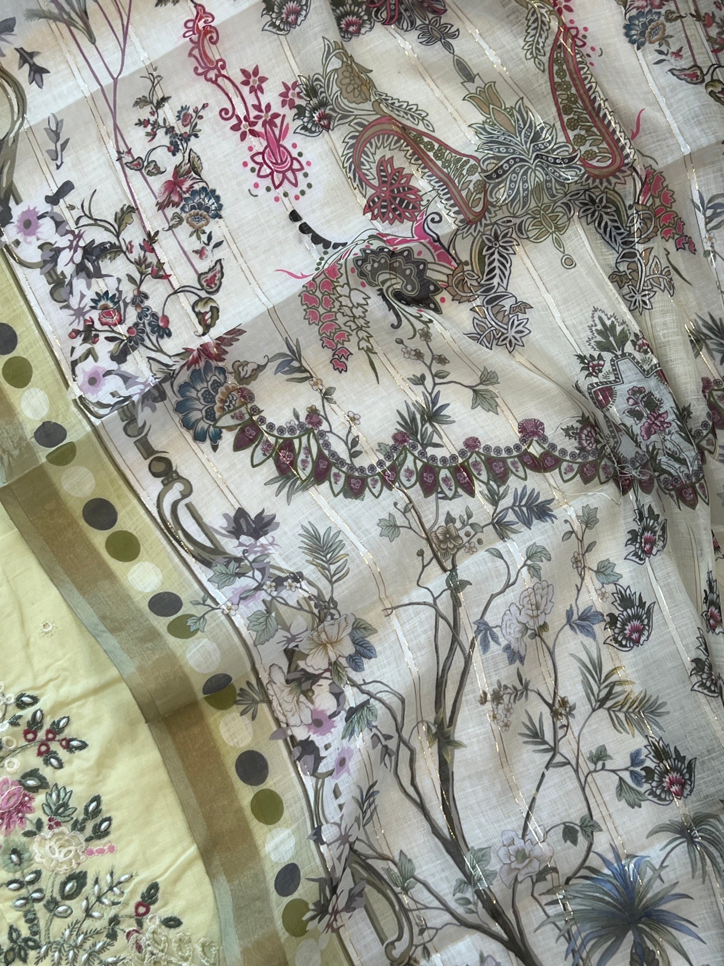 GREEN HANIA LAWN COTTON EMBROIDERY SUIT