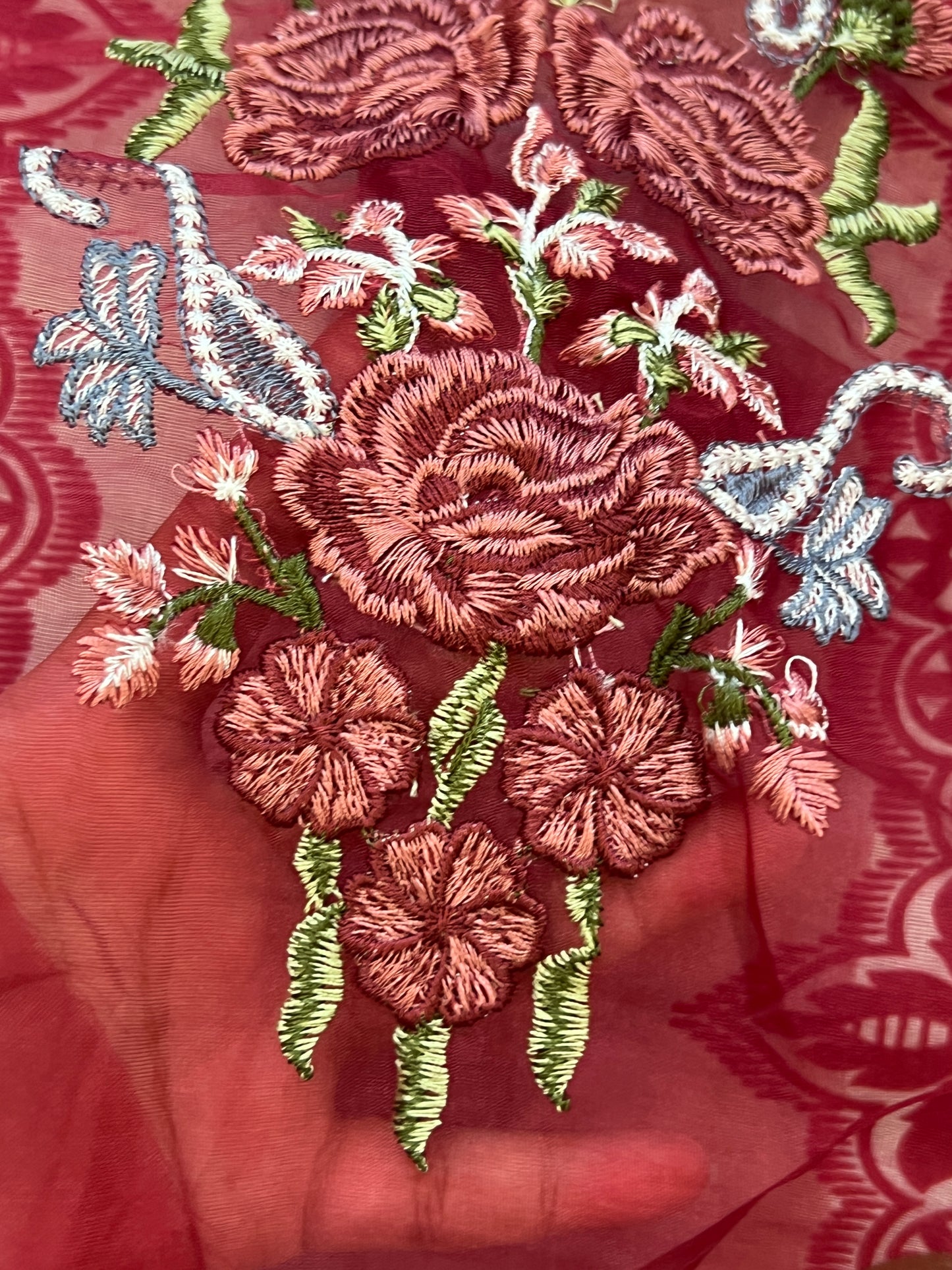FLORAL COTTON PATCH SUIT