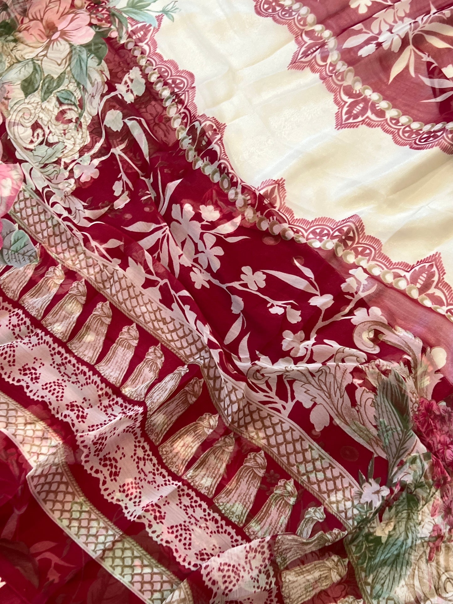 FLORAL COTTON PATCH SUIT