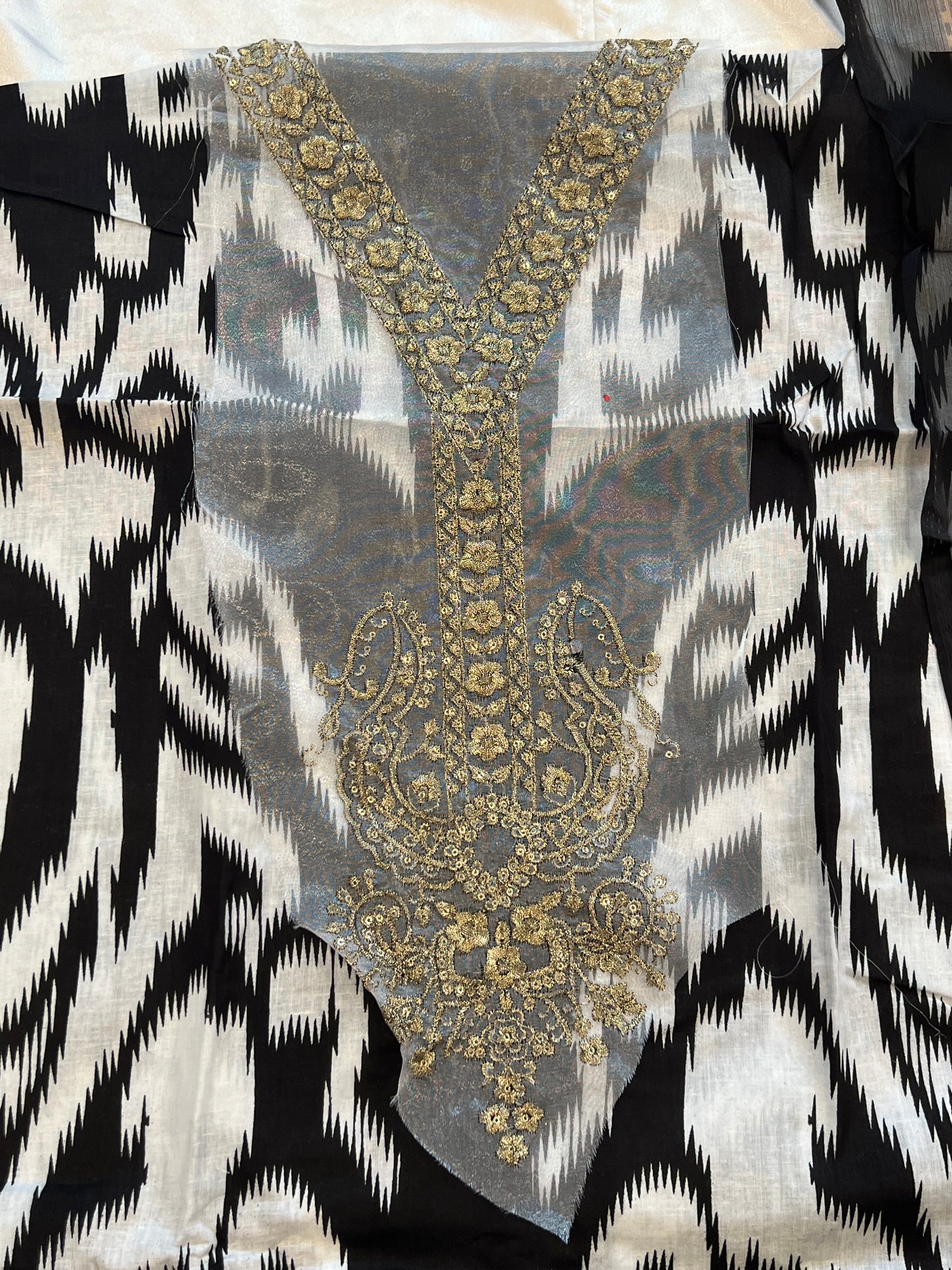 ZEBRA COTTON PATCH SUIT