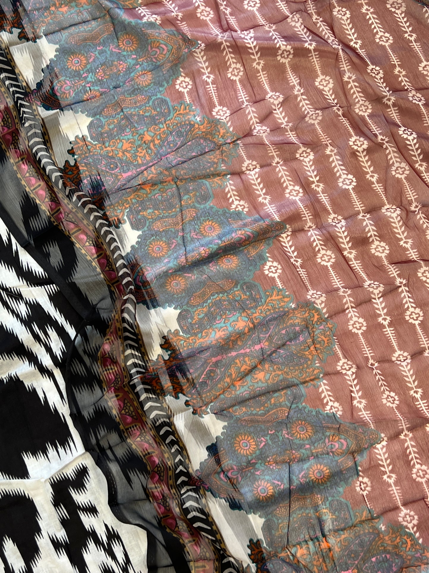 ZEBRA COTTON PATCH SUIT