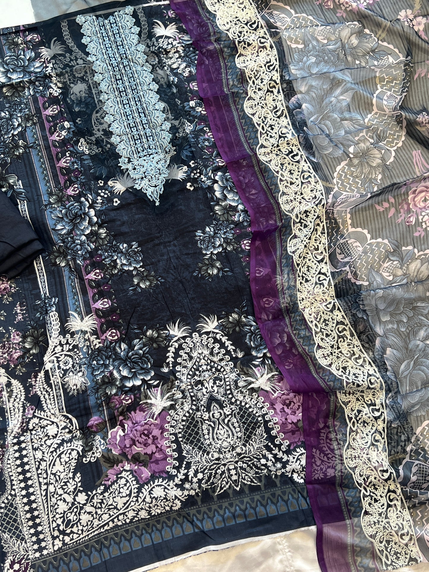 JADE COTTON EMBROIDERY SUIT 13