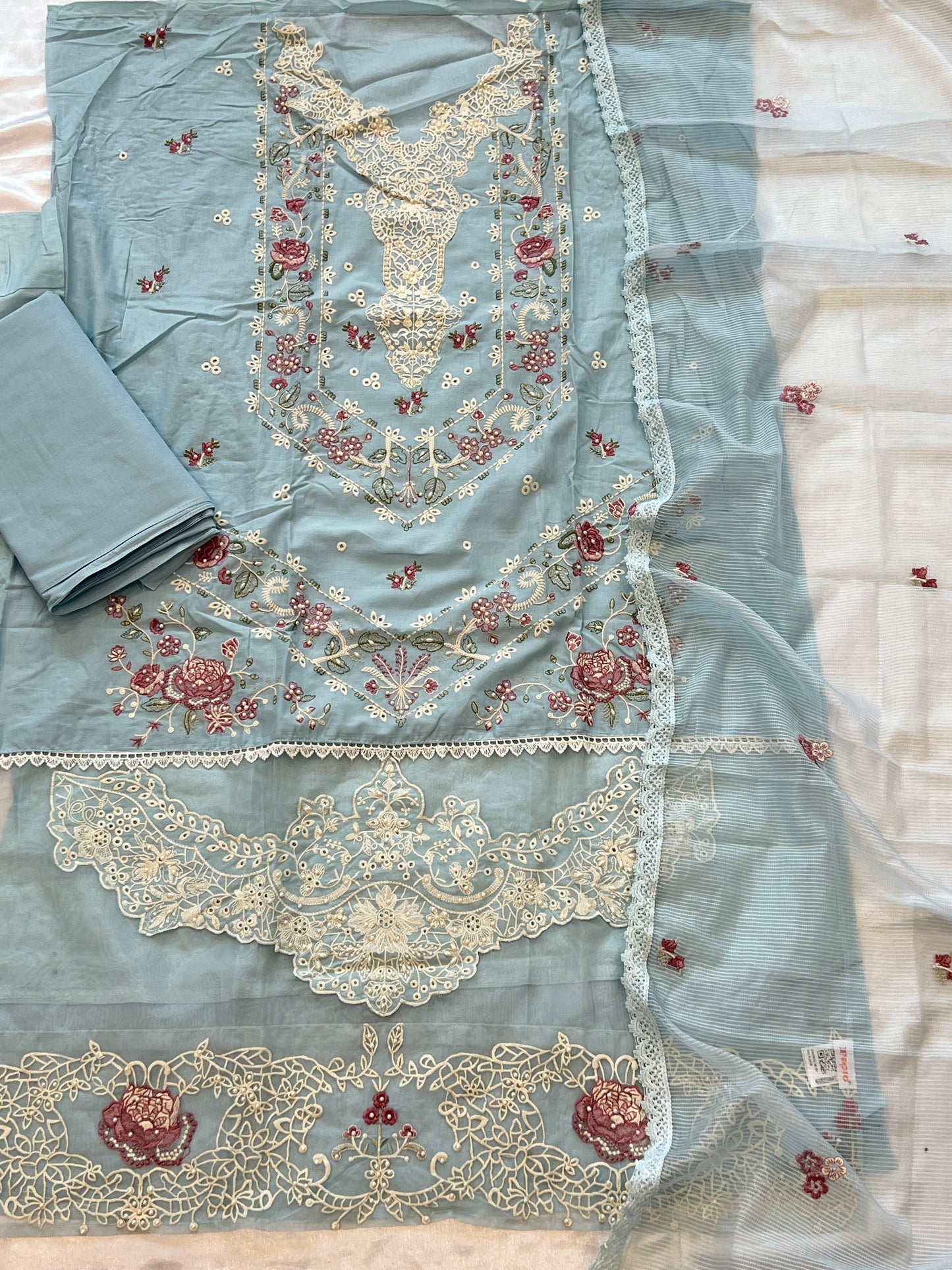 HANIA PURE COTTON EMBROIDERY SUIT 3