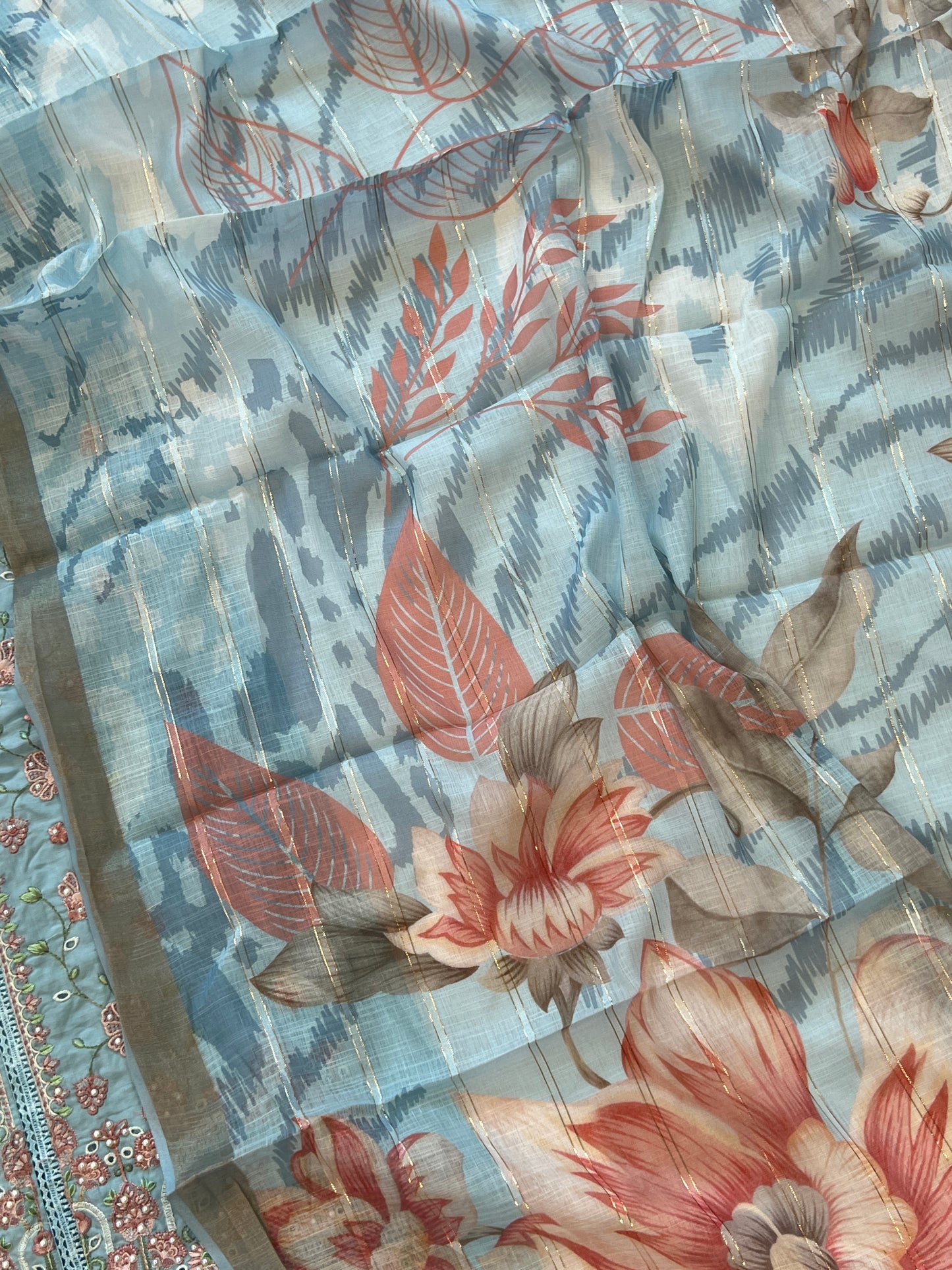 HANIA PURE COTTON EMBROIDERY SUIT 2