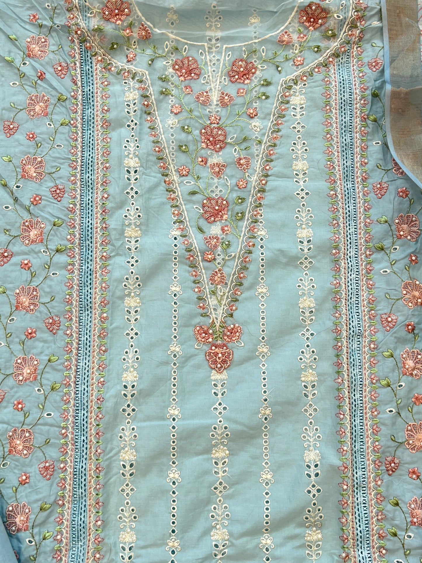 HANIA PURE COTTON EMBROIDERY SUIT 2