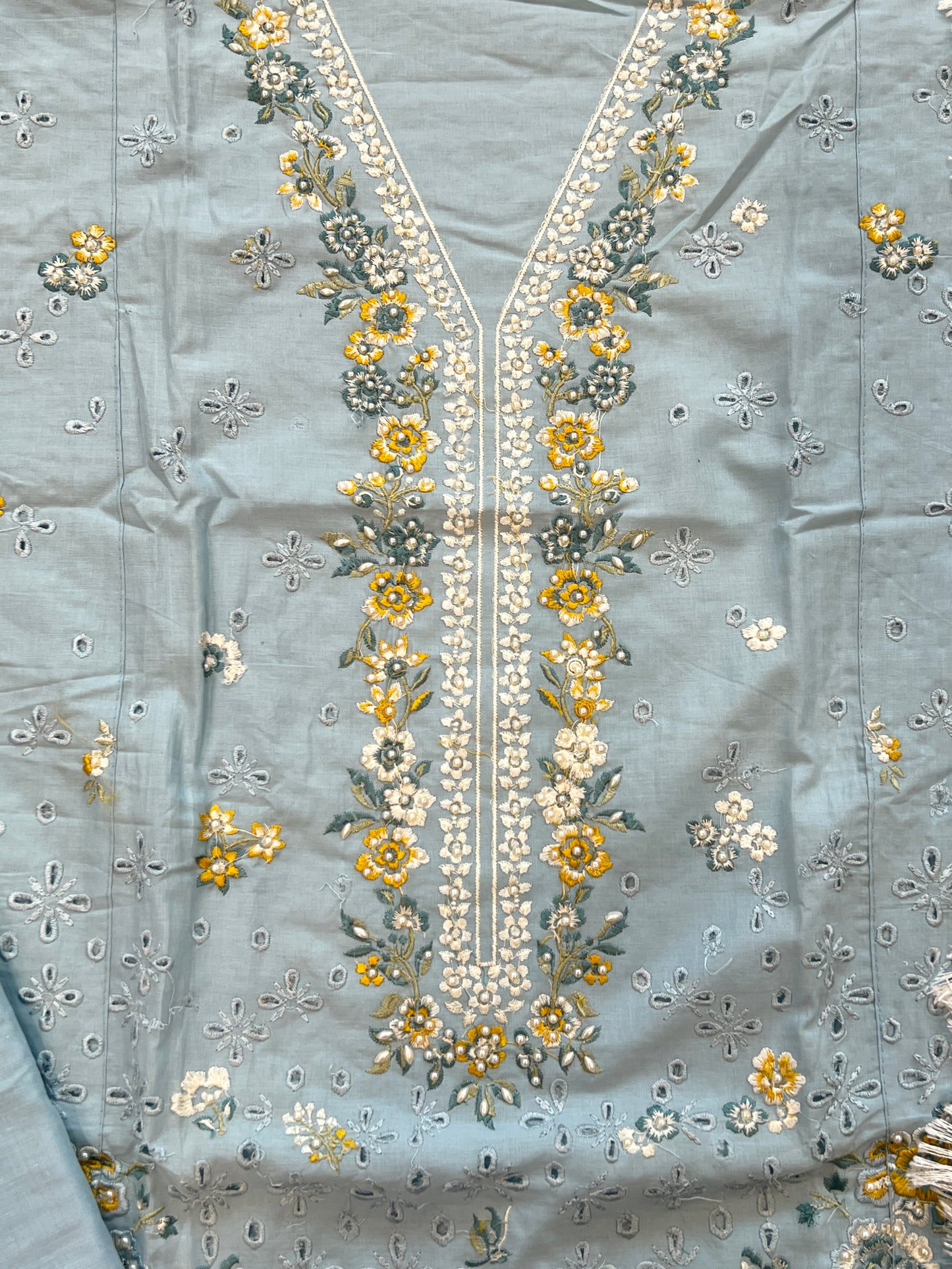 HANIA PURE COTTON EMBROIDERY SUIT 1