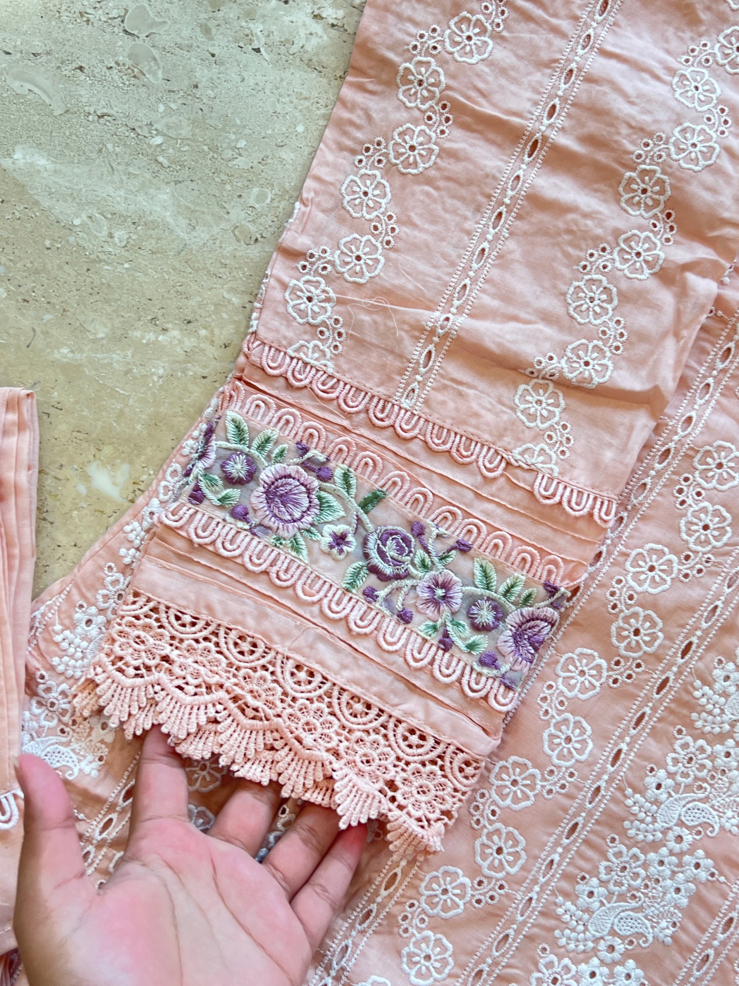 RAHI PURE COTTON EMBROIDERY SUIT 1