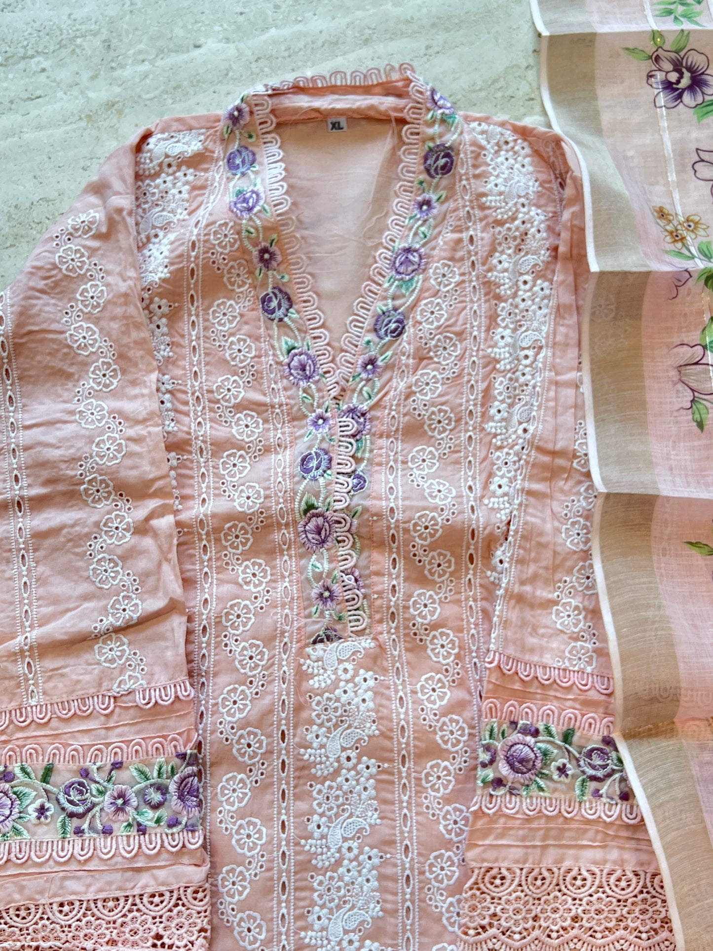 RAHI PURE COTTON EMBROIDERY SUIT 1