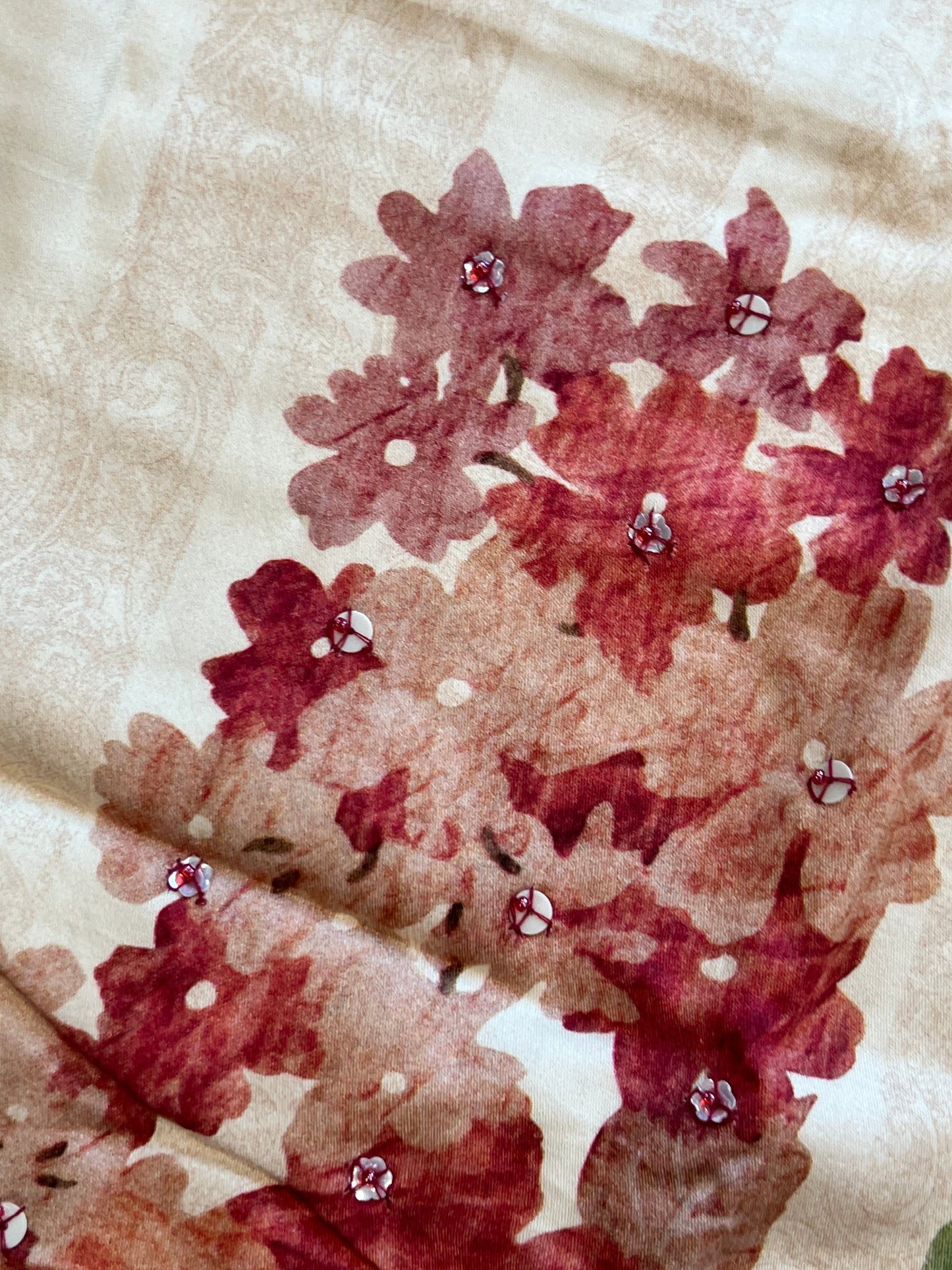 GAZAB COTTON SATIN HANDWORK SUIT 3
