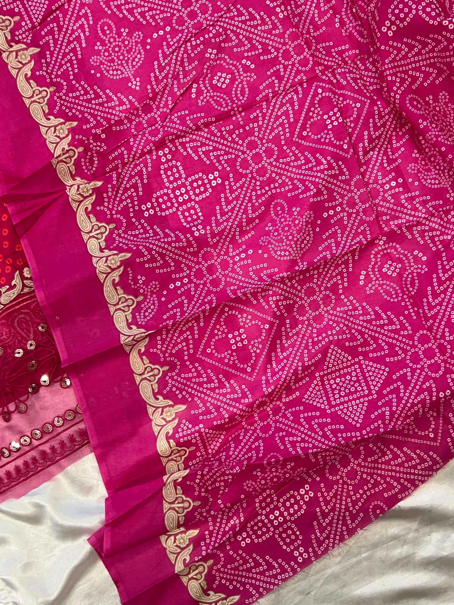 RANI PINK COTTON PATCH SUIT