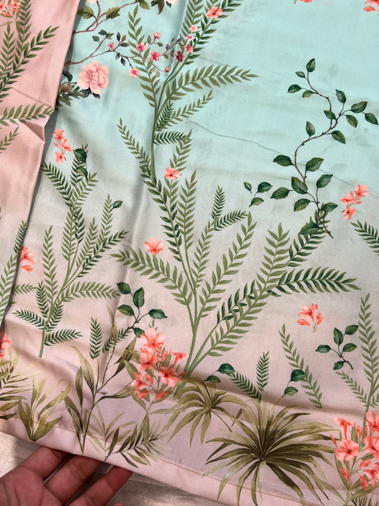 SEA GREEN LUXURY CO ORD SET
