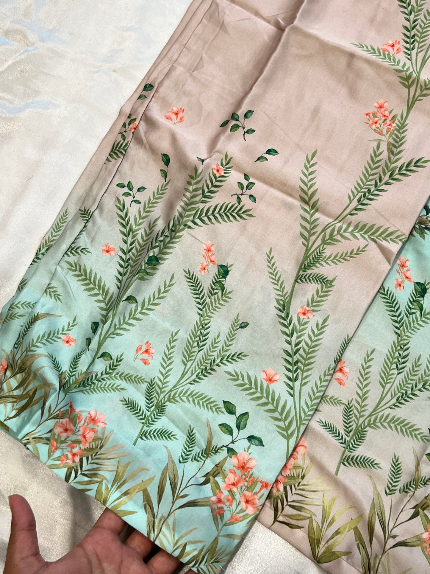 SEA GREEN LUXURY CO ORD SET