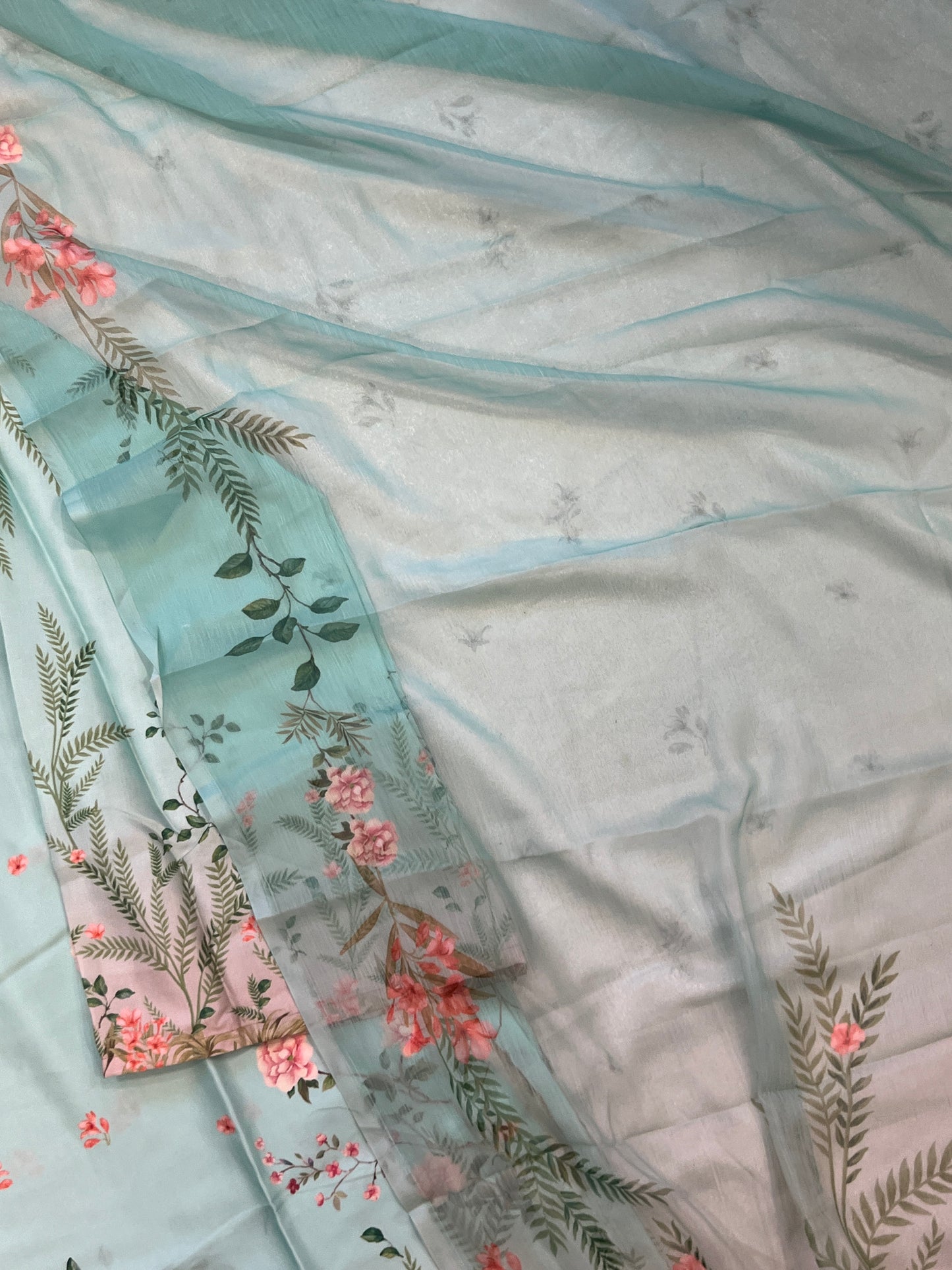 SEA GREEN LUXURY CO ORD SET