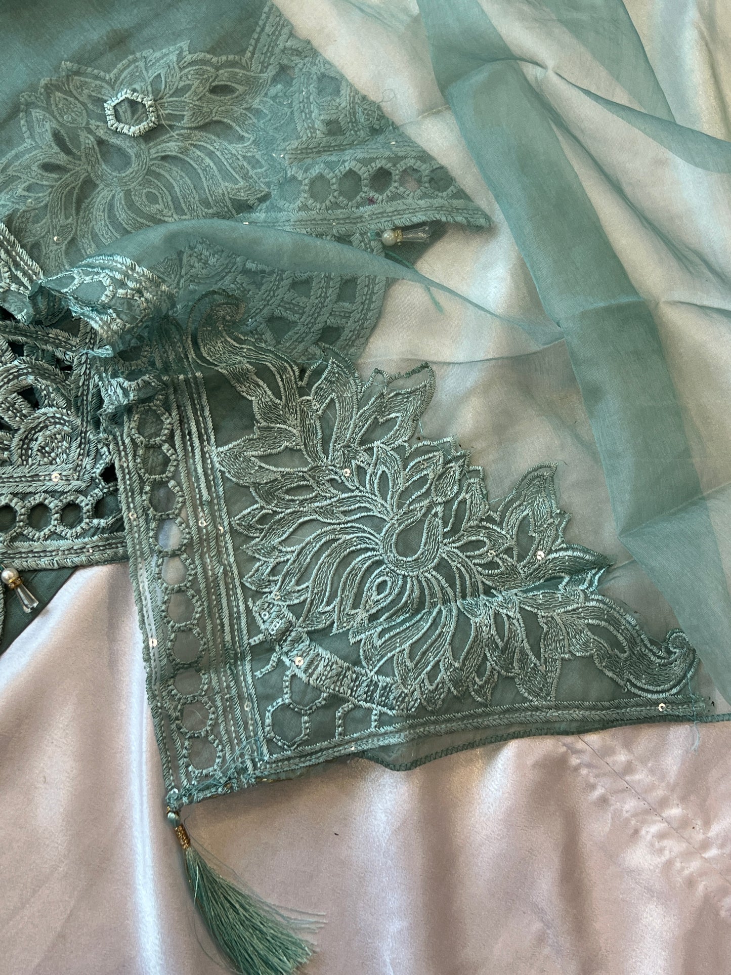 ZARQASH CUTWORK EMBROIDERY SUIT 353