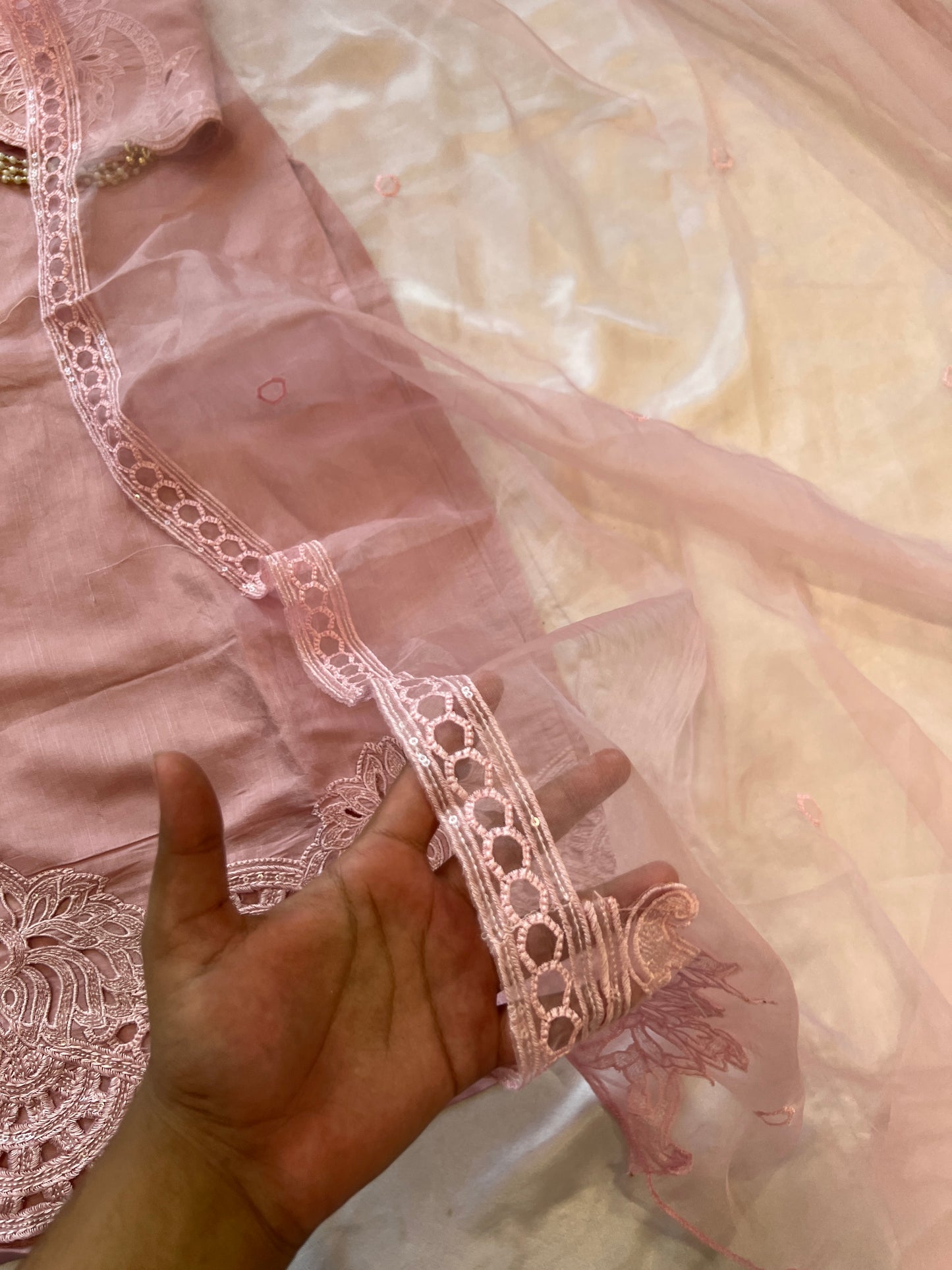 ZARQASH CUTWORK EMBROIDERY SUIT 353