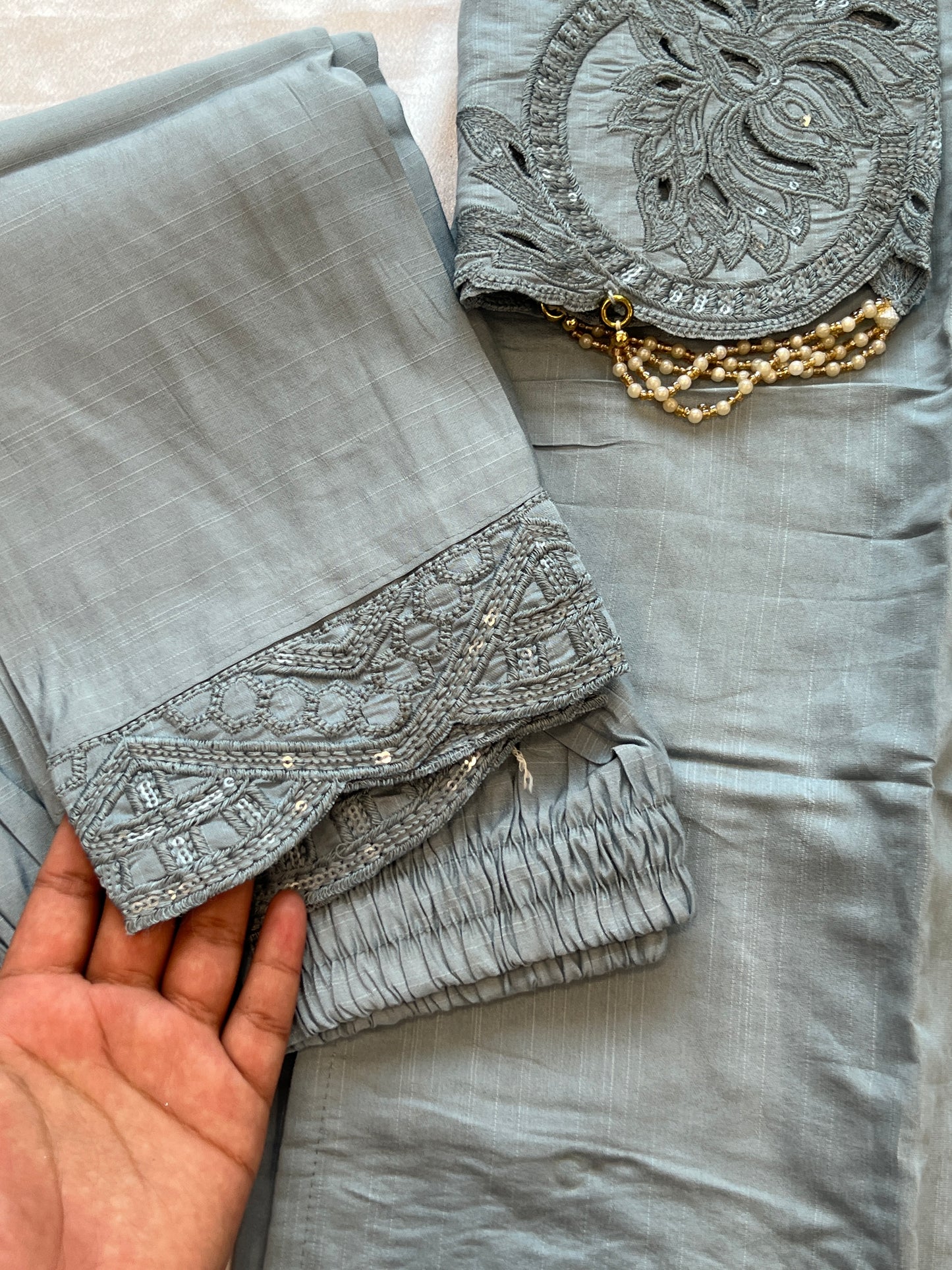 ZARQASH CUTWORK EMBROIDERY SUIT 353