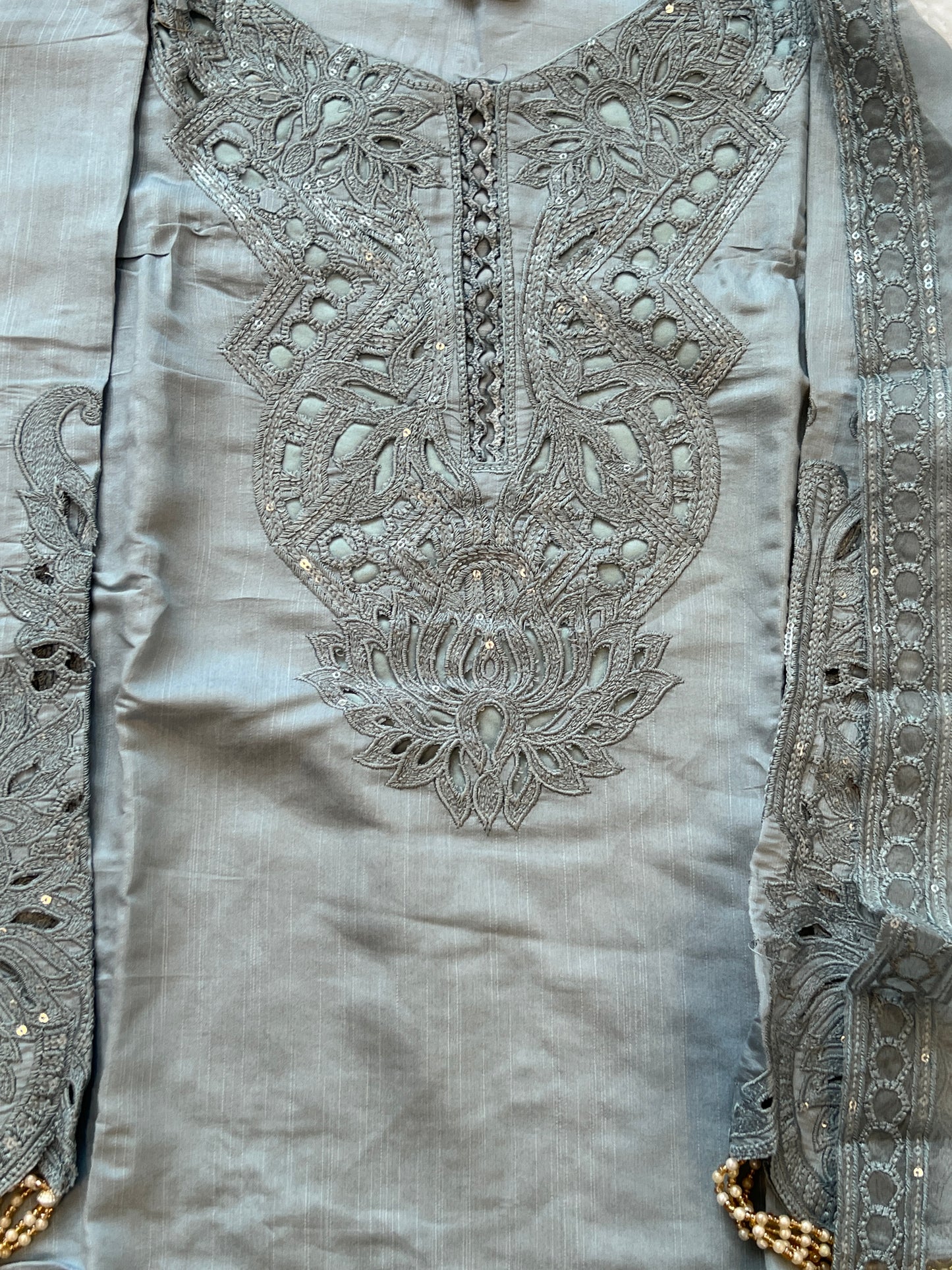 ZARQASH CUTWORK EMBROIDERY SUIT 353