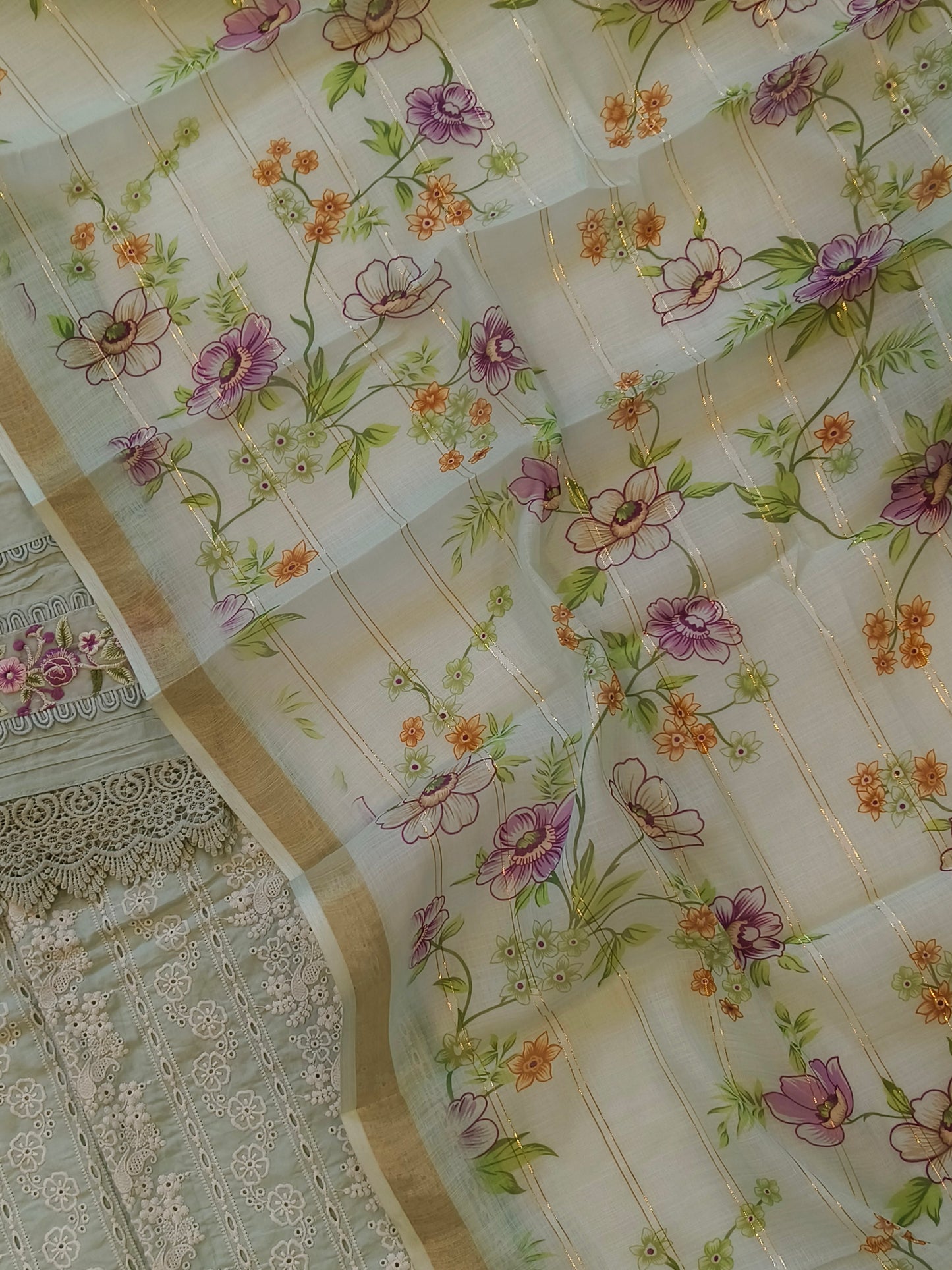 RAHI PURE COTTON EMBROIDERY SUIT 2 Q