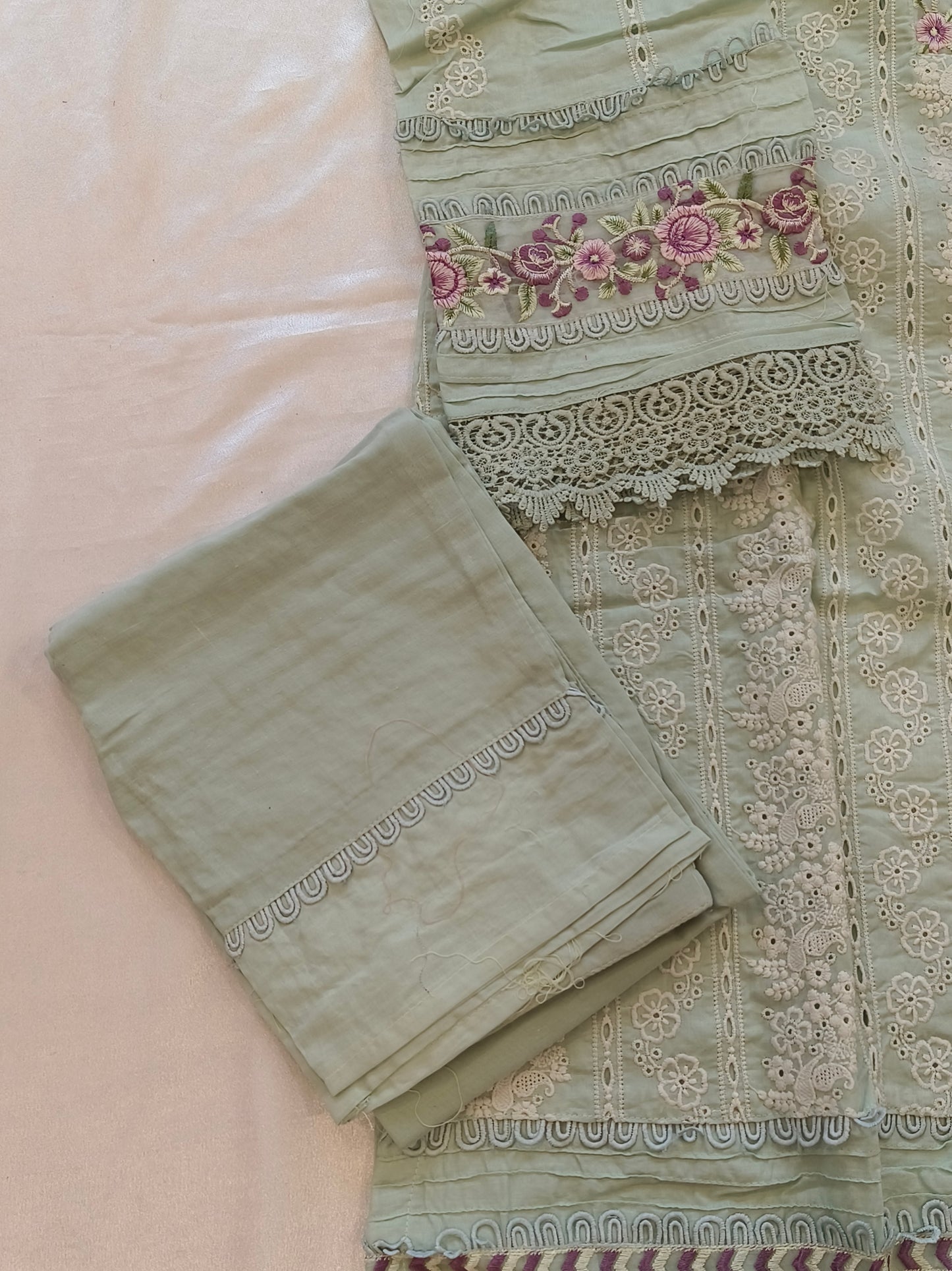 RAHI PURE COTTON EMBROIDERY SUIT 2 Q