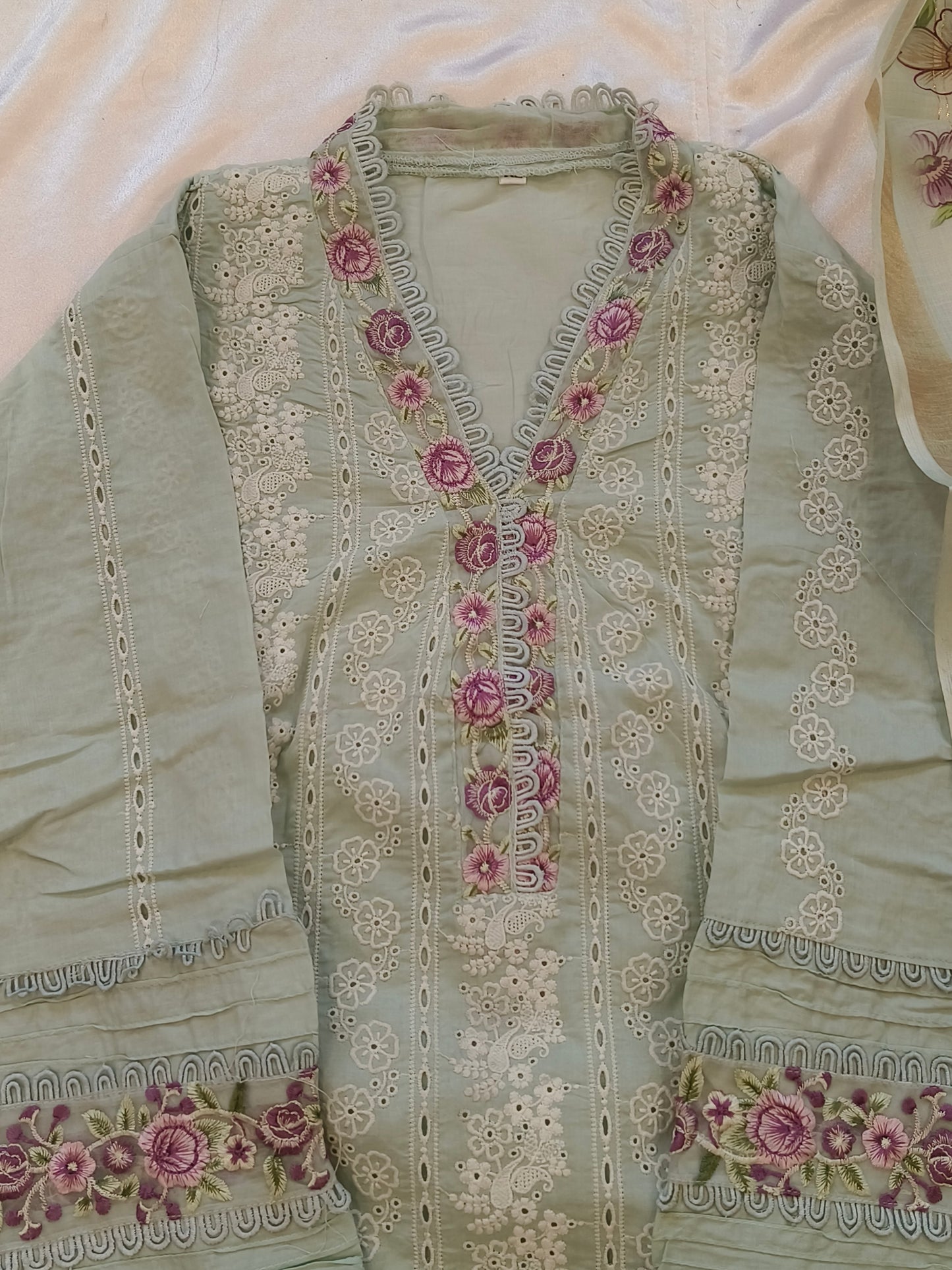RAHI PURE COTTON EMBROIDERY SUIT 2 Q