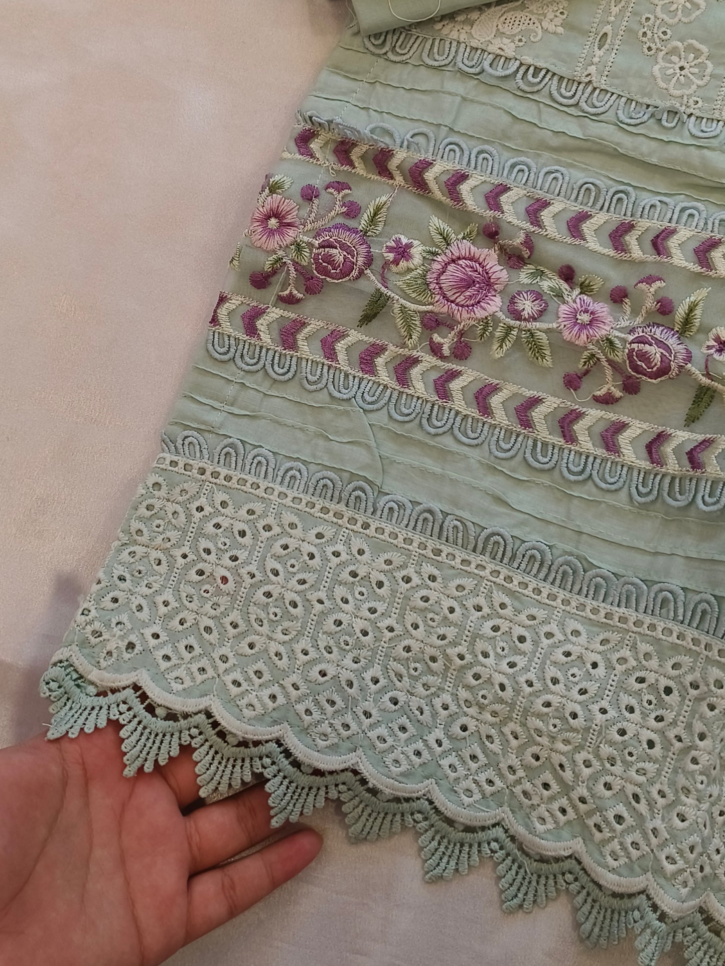 RAHI PURE COTTON EMBROIDERY SUIT 2 Q