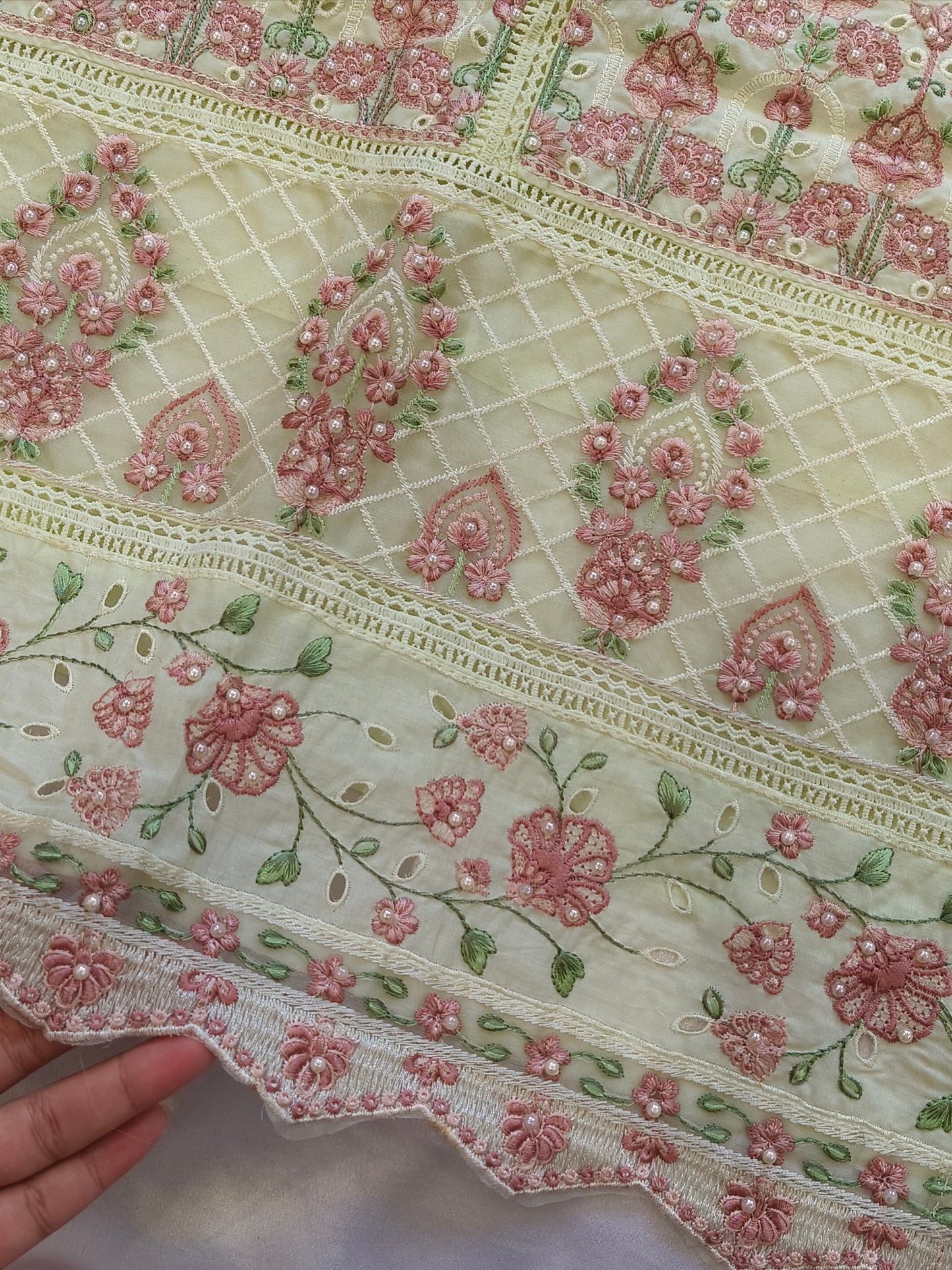 HANIA PURE COTTON EMBROIDERY SUIT 9
