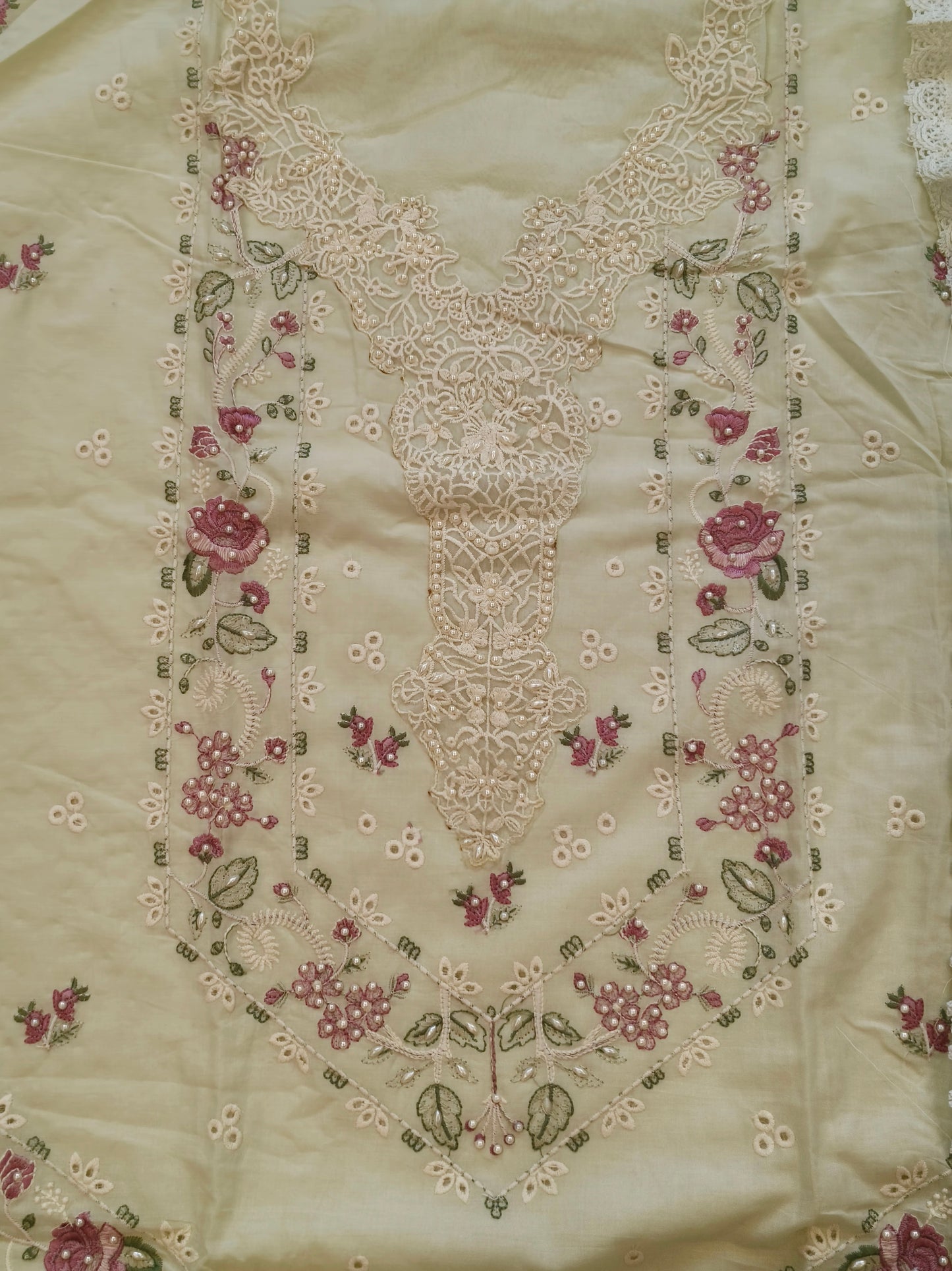 HANIA PURE COTTON EMBROIDERY SUIT 10