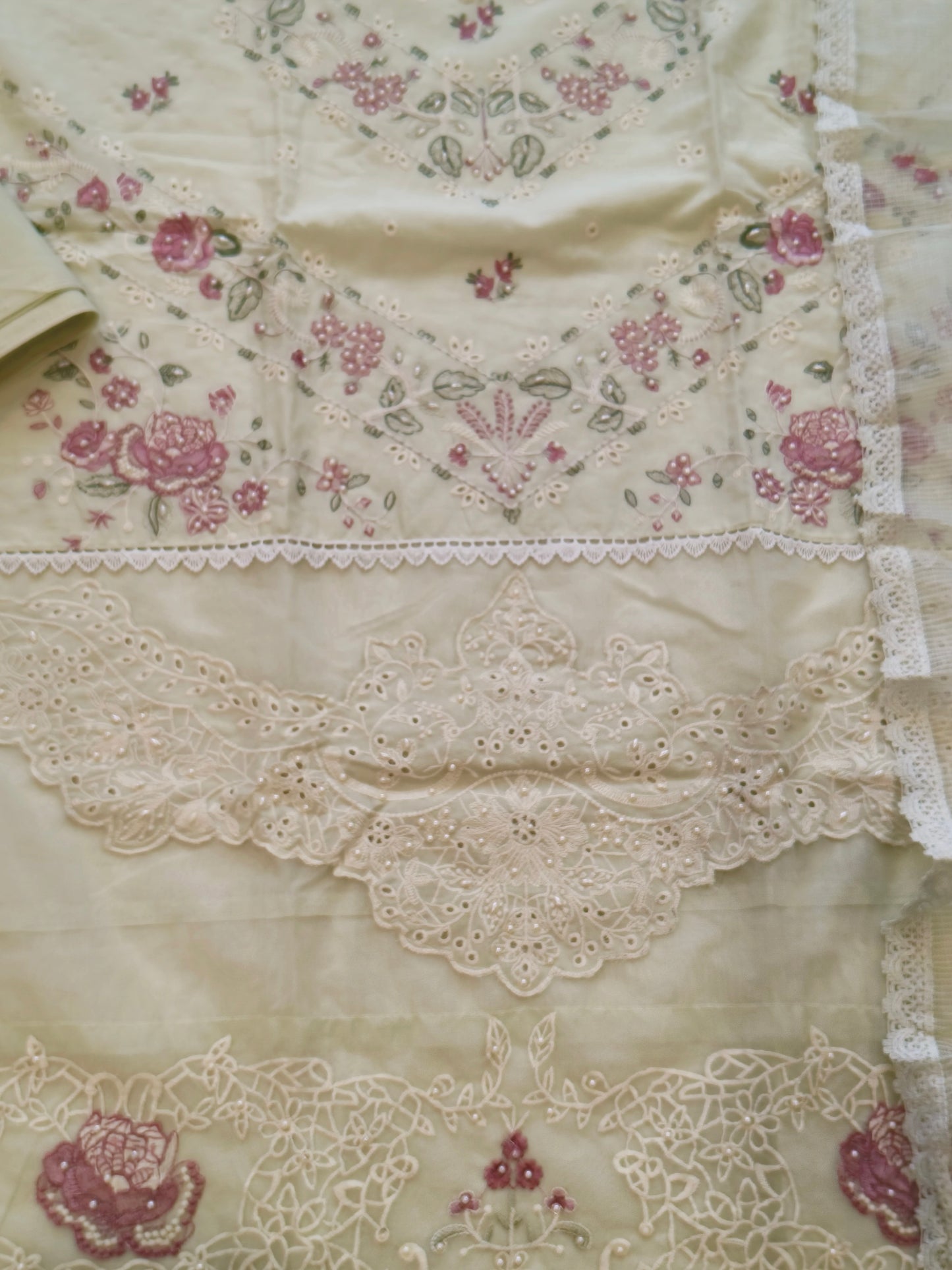 HANIA PURE COTTON EMBROIDERY SUIT 10