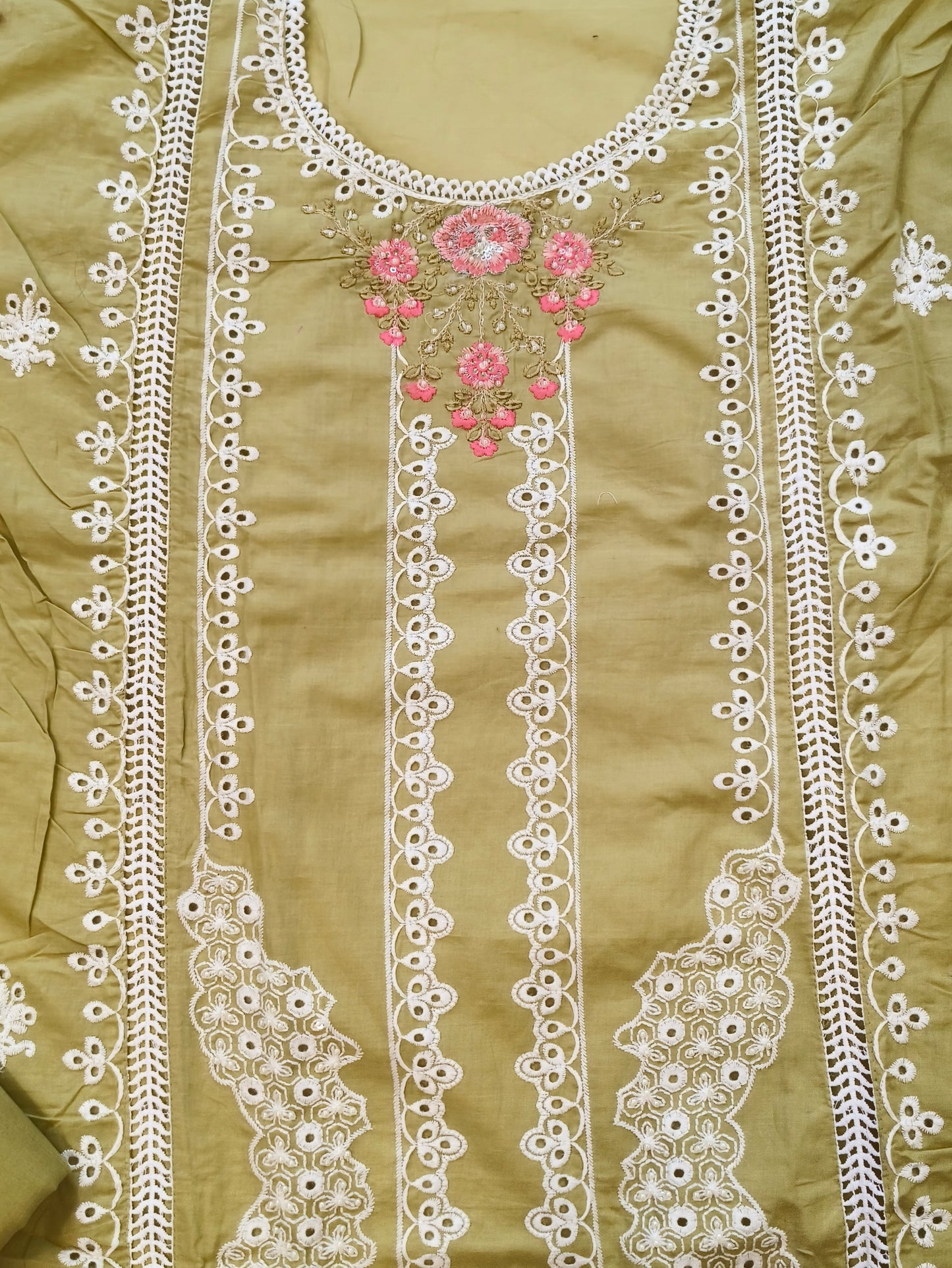 HANIA PURE COTTON EMBROIDERY SUIT 12