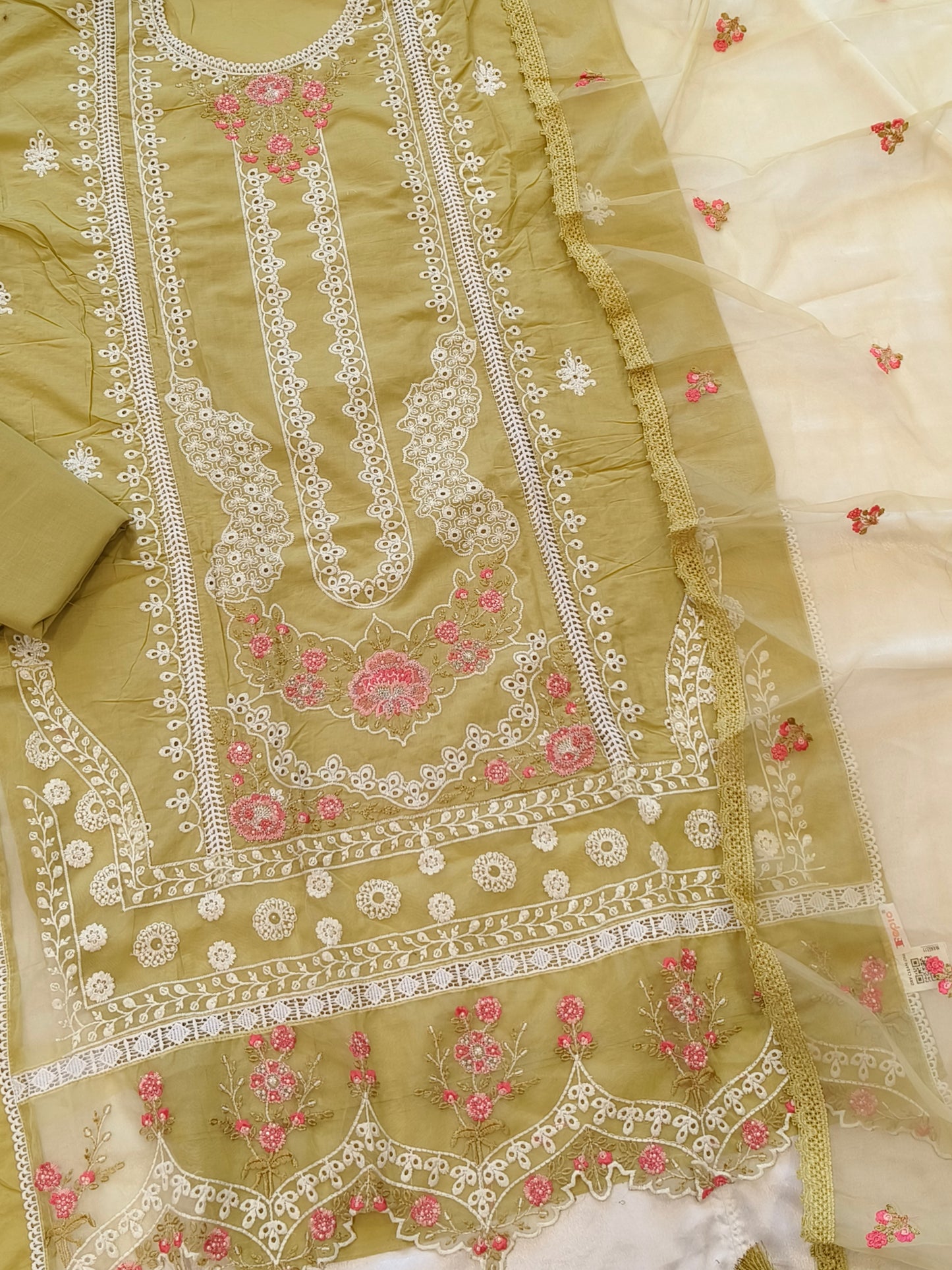 HANIA PURE COTTON EMBROIDERY SUIT 12