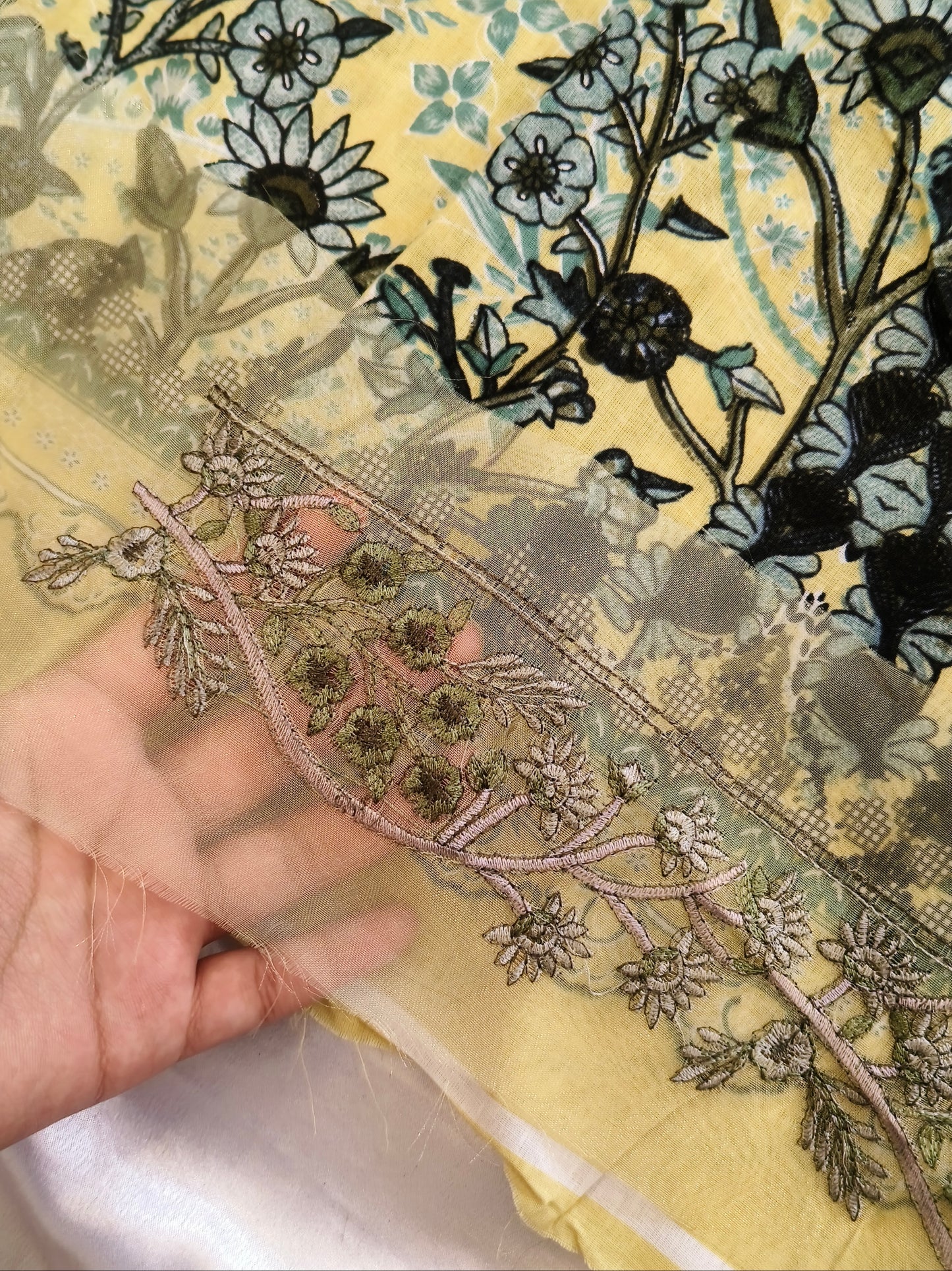 COTTON EMBROIDERY SUIT