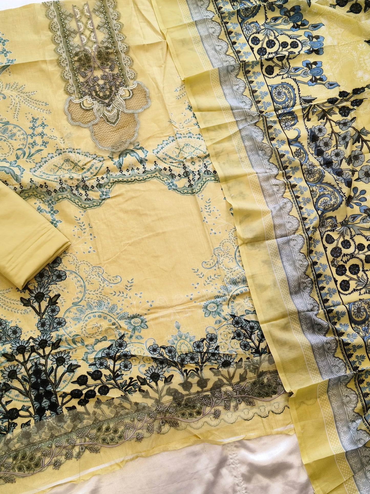 COTTON EMBROIDERY SUIT