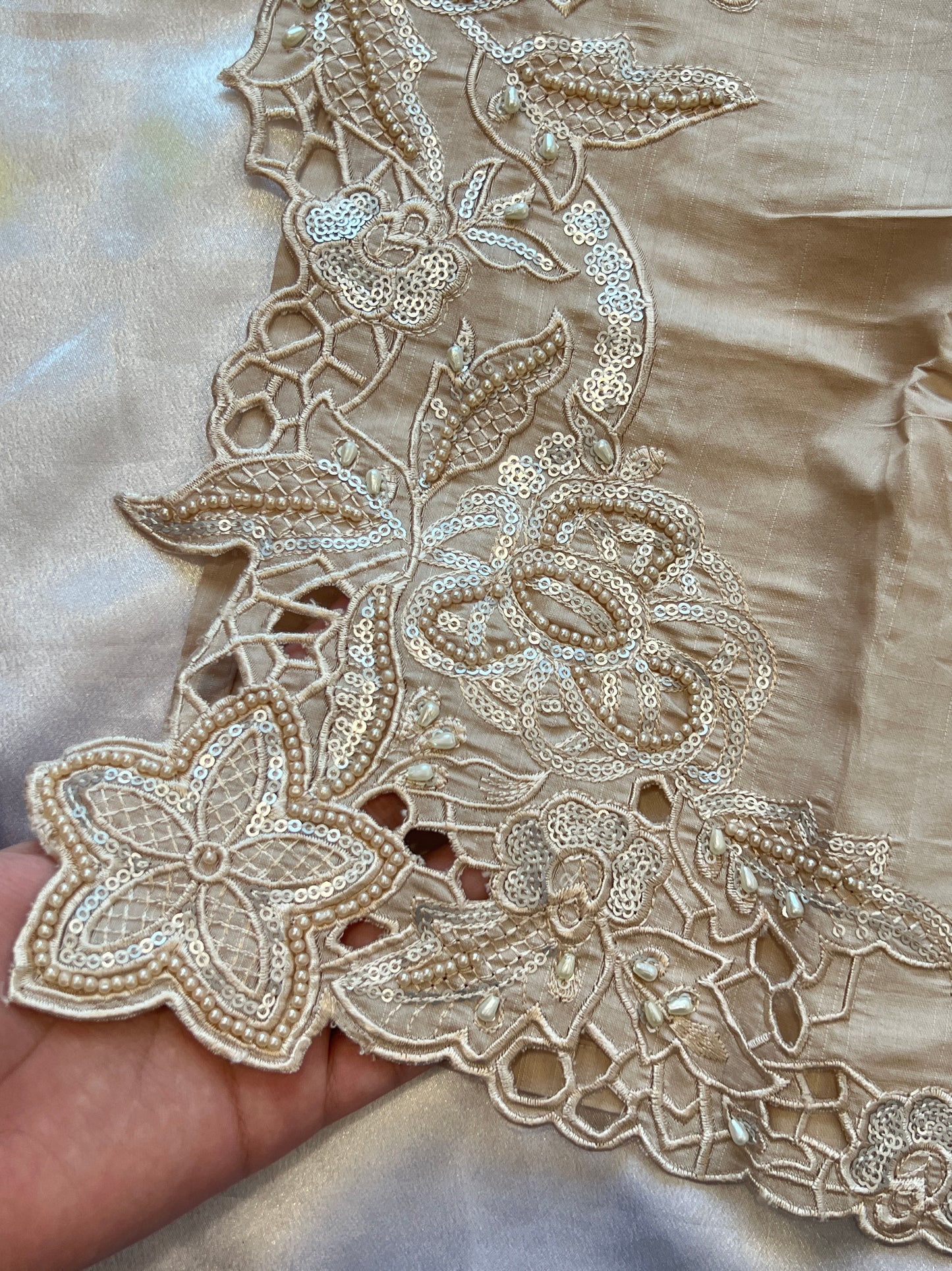 ZARQASH CUTWORK EMBROIDERY SUIT 353