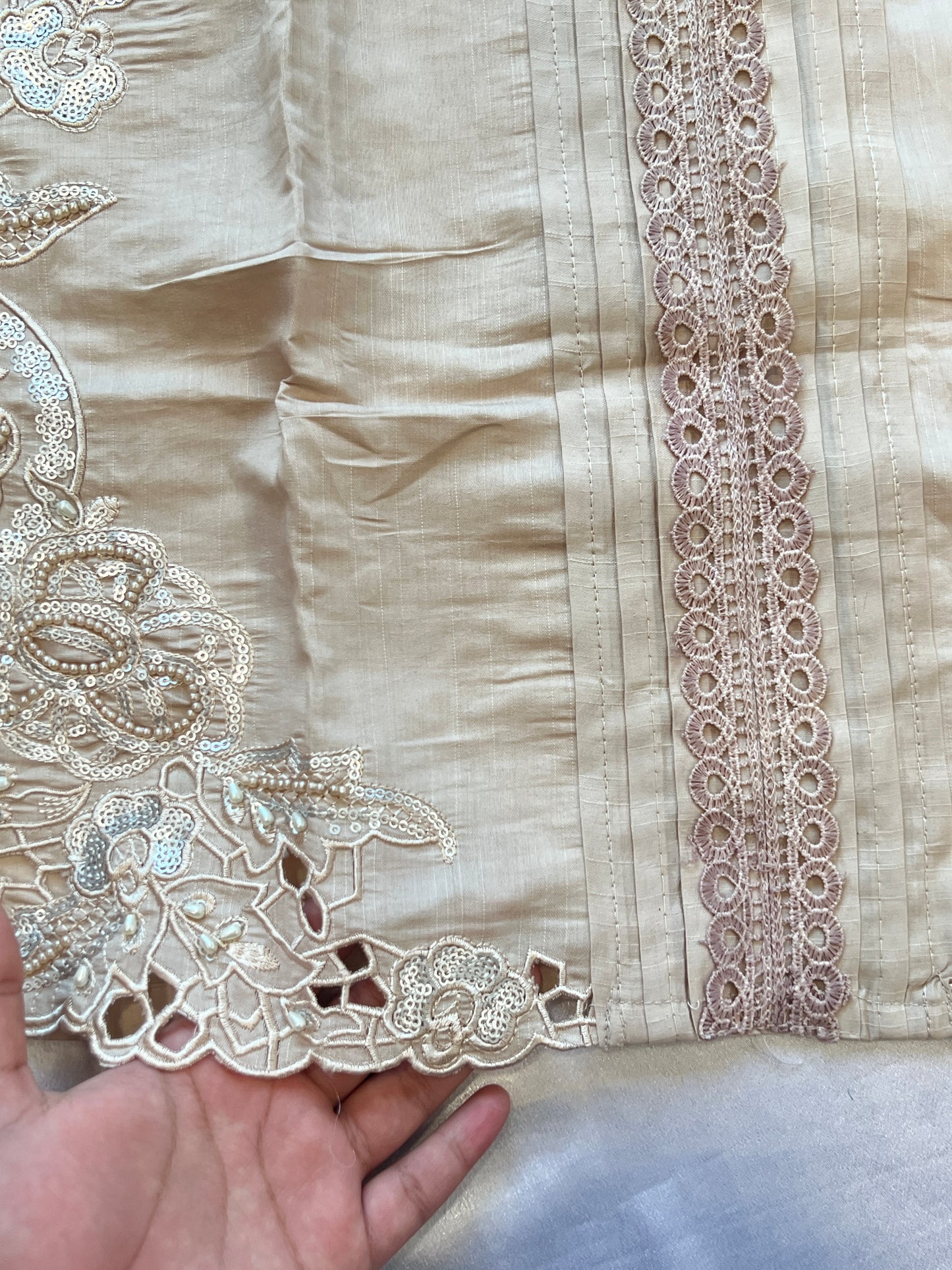 ZARQASH CUTWORK EMBROIDERY SUIT 353