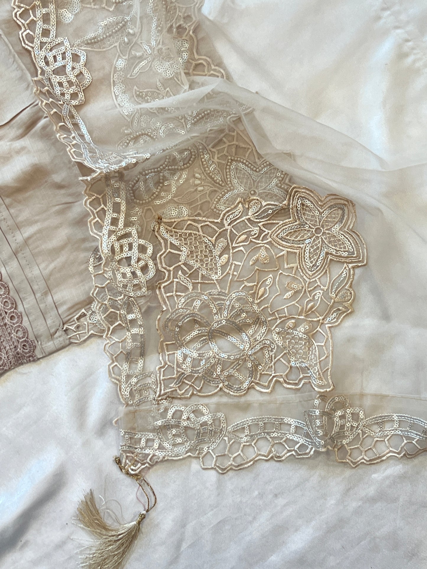 ZARQASH CUTWORK EMBROIDERY SUIT 353