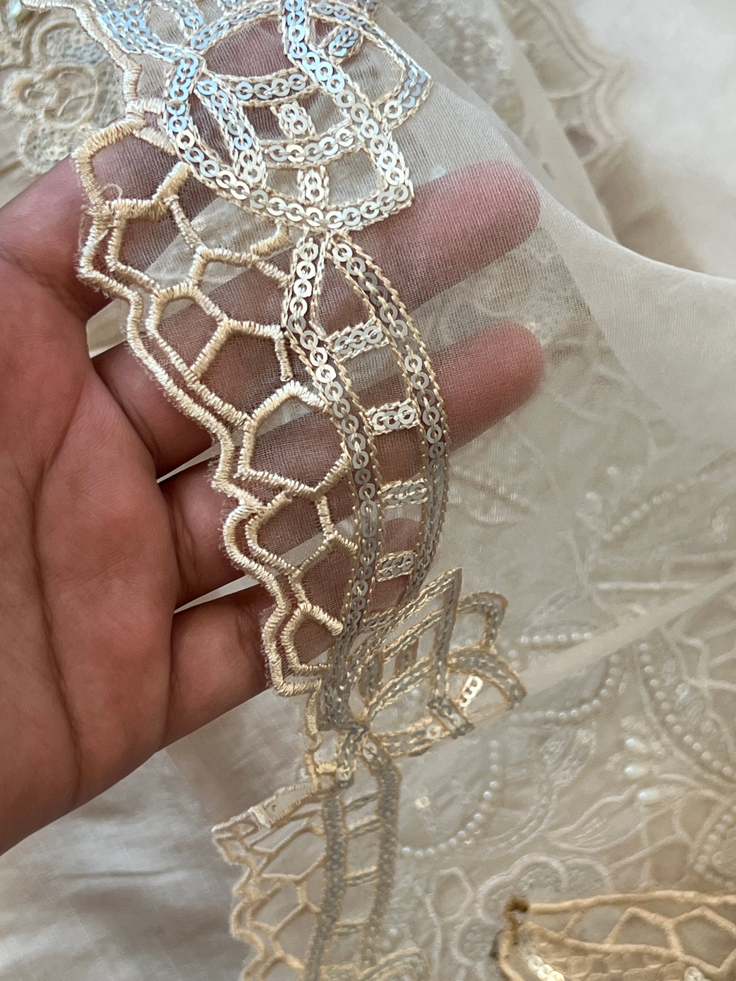 ZARQASH CUTWORK EMBROIDERY SUIT 353