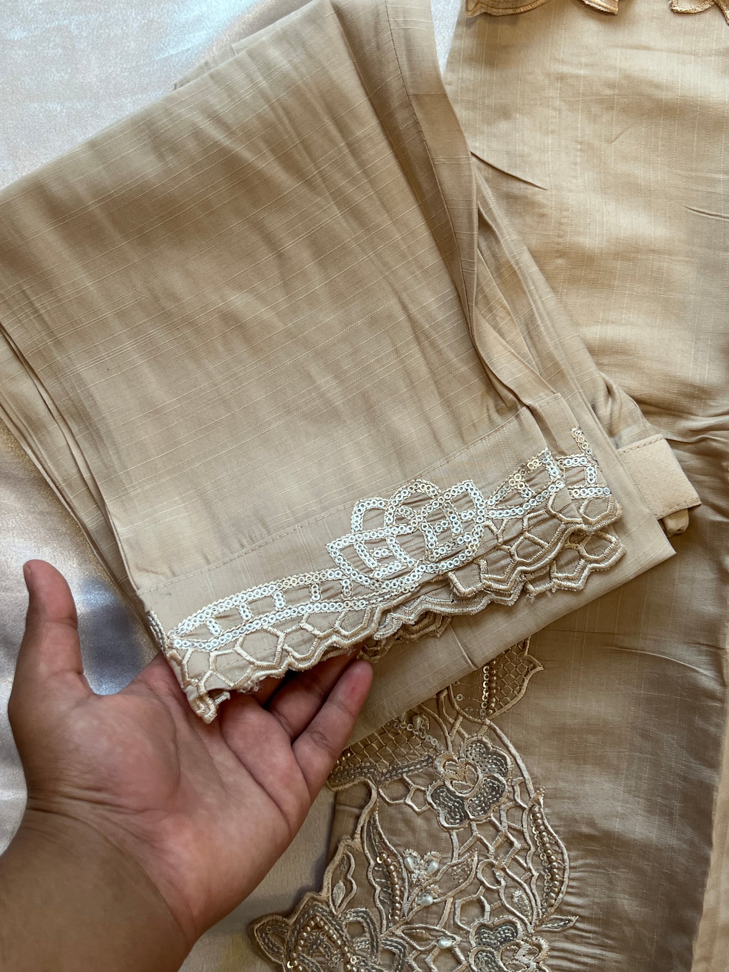 ZARQASH CUTWORK EMBROIDERY SUIT 353