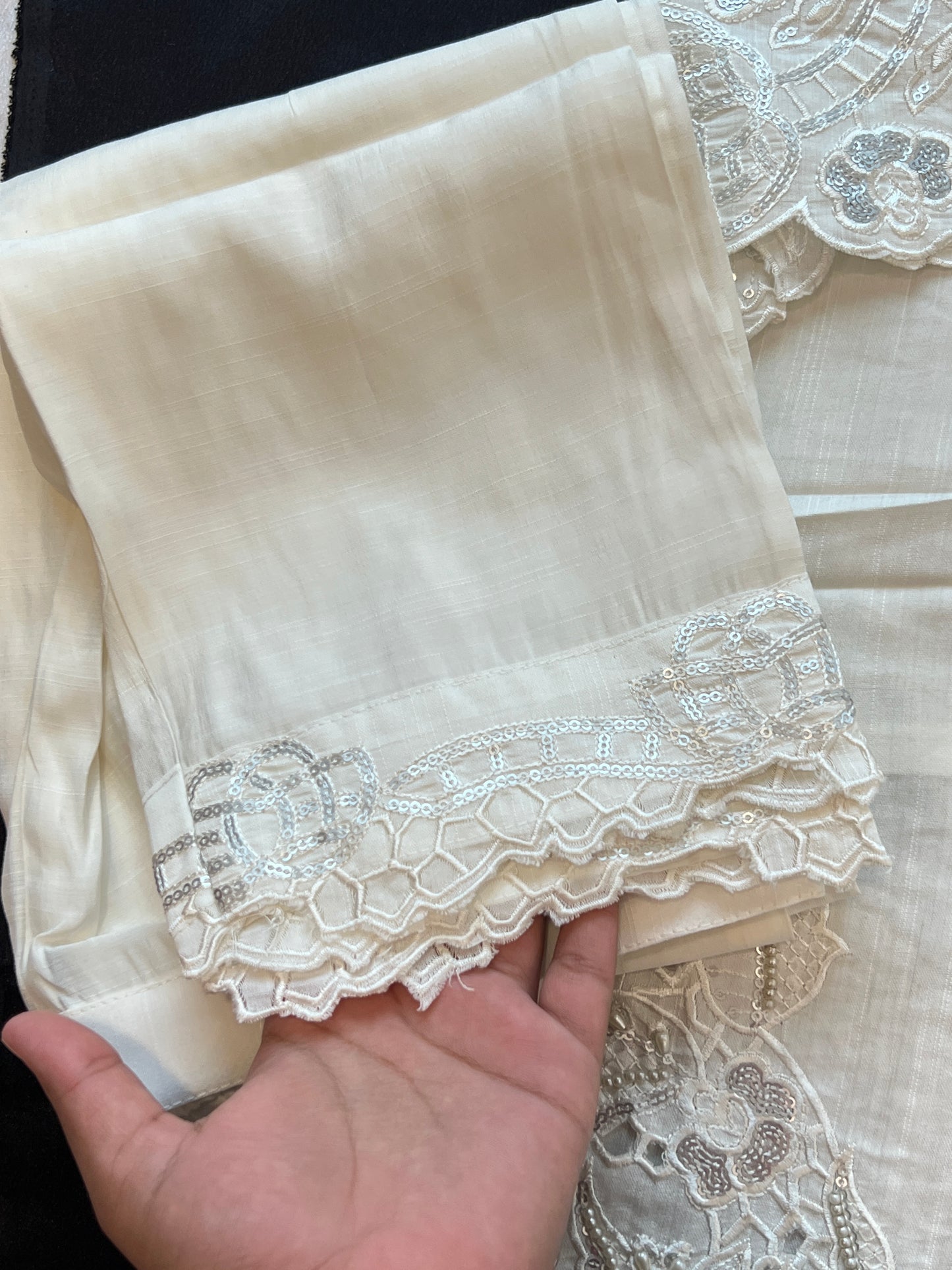 ZARQASH CUTWORK EMBROIDERY SUIT 353