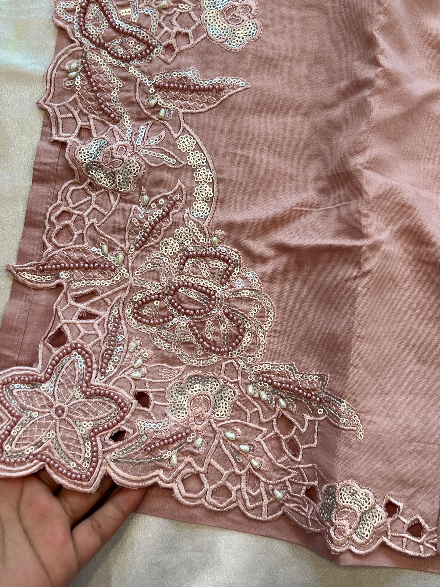 ZARQASH CUTWORK EMBROIDERY SUIT 353