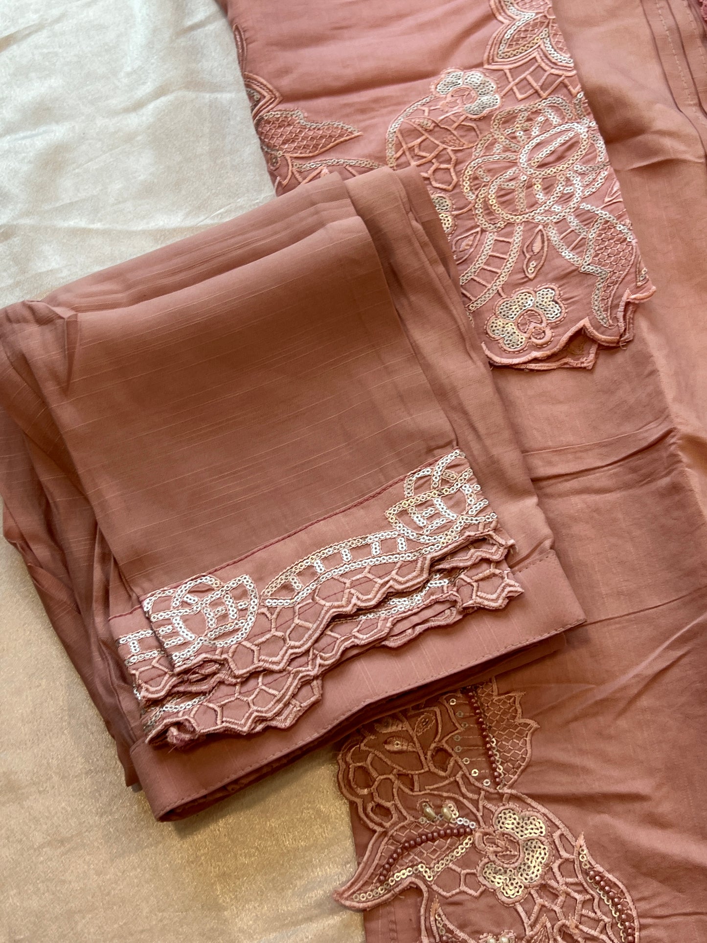 ZARQASH CUTWORK EMBROIDERY SUIT 353