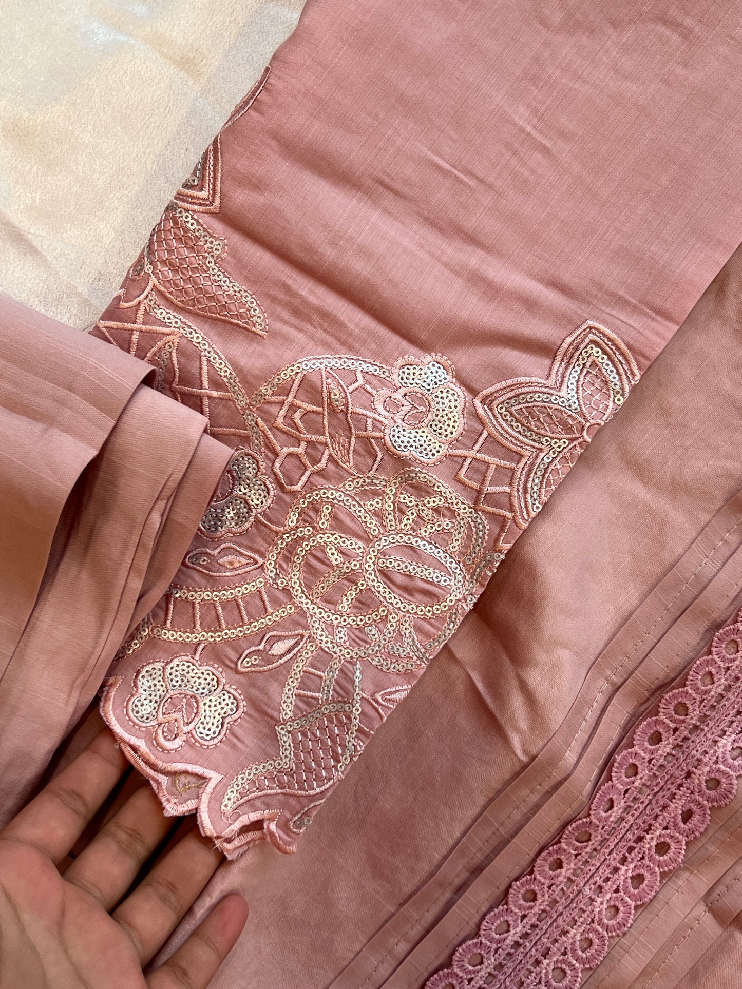 ZARQASH CUTWORK EMBROIDERY SUIT 353