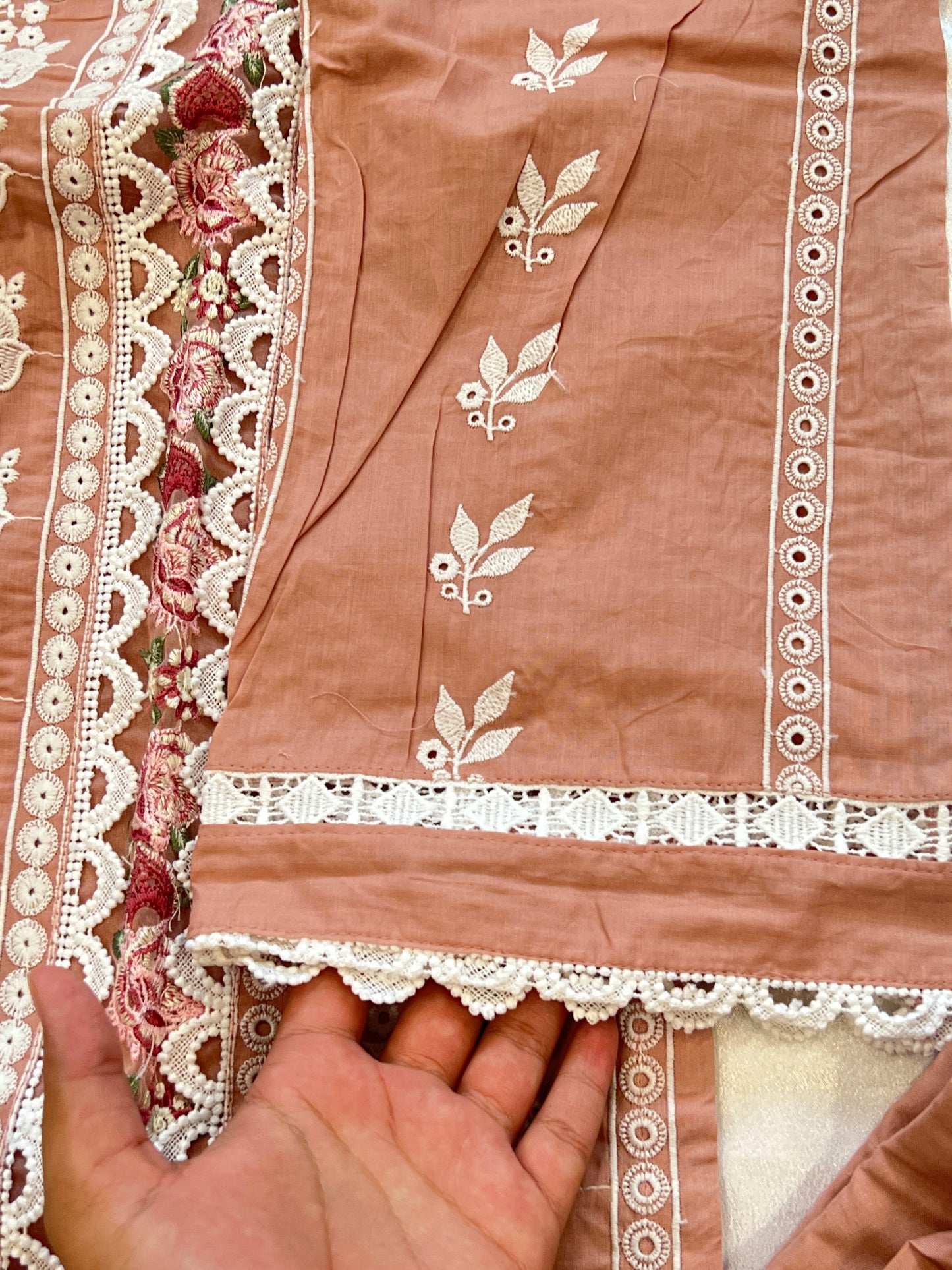 RAAHI PURE COTTON EMBROIDERY SUIT 1